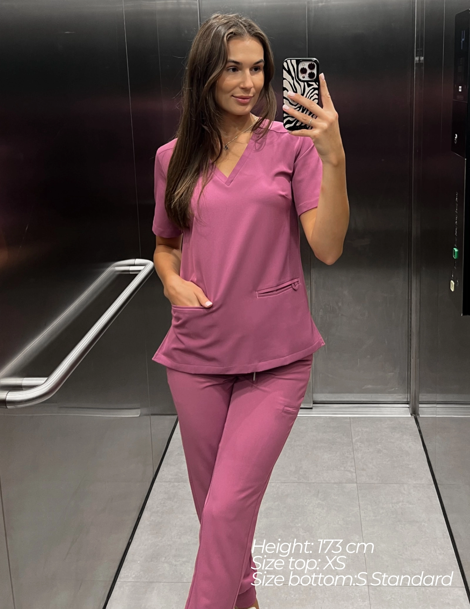 Bluza Medyczna Casy - BERRY SHAKE