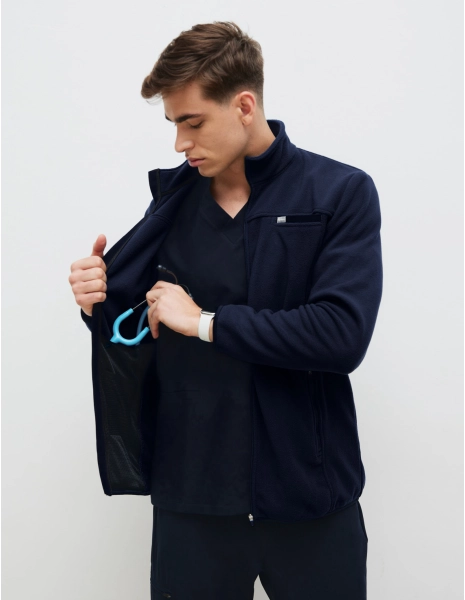 Bluza Polarowa Męska COZY HEAT - DARK NAVY