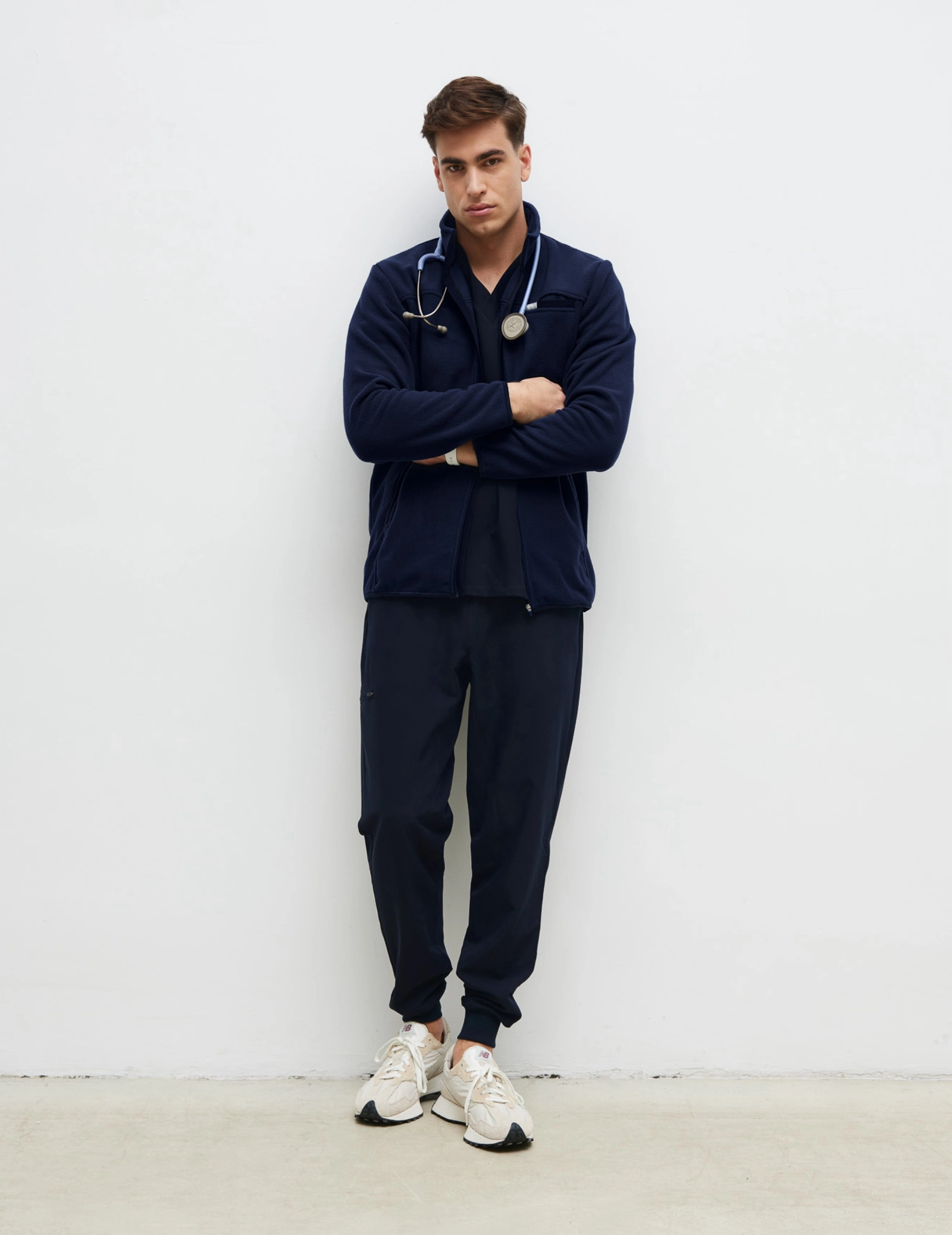 Bluza Polarowa Męska COZY HEAT - DARK NAVY