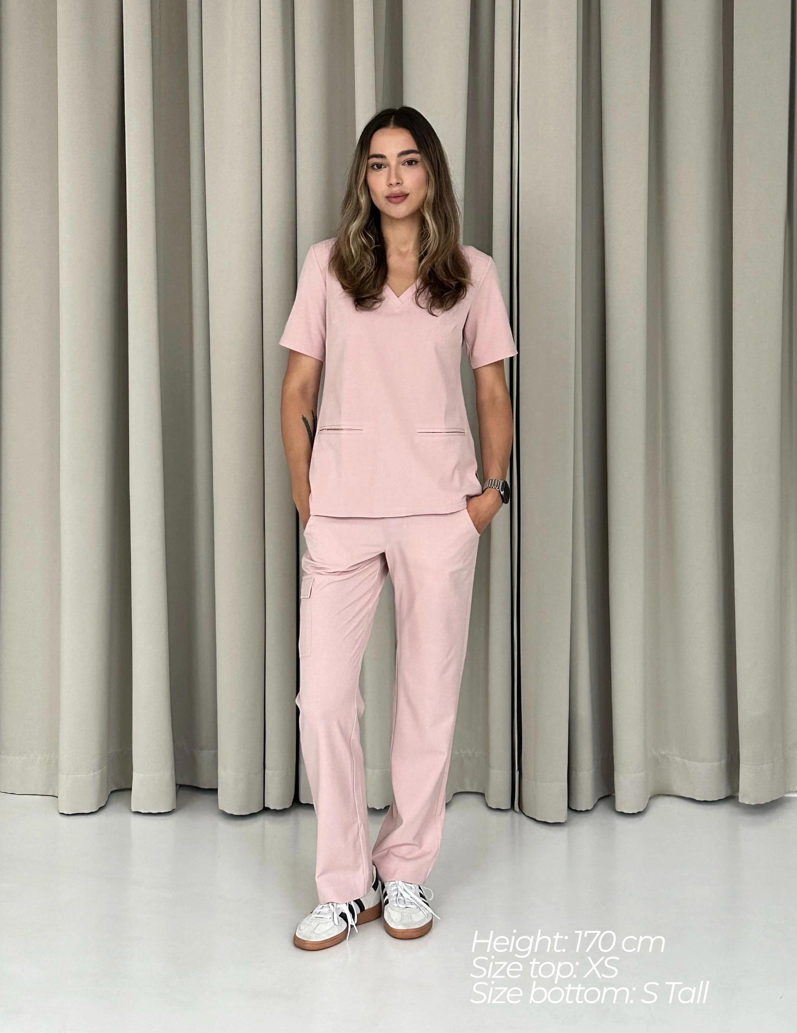 Bluza Medyczna Casy - DUSTY ROSE
