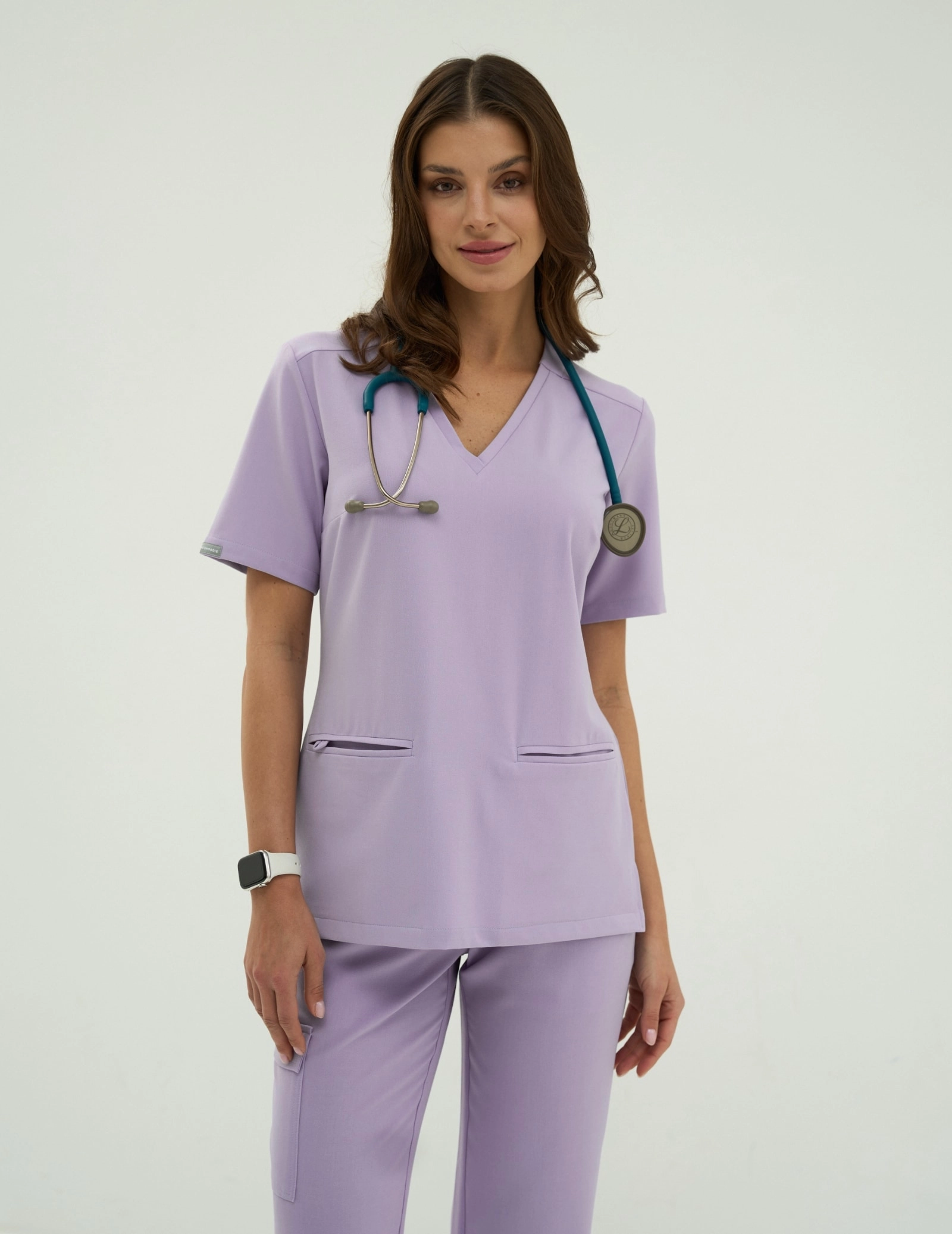 Bluza Medyczna Casy - PURPLE HEATHER