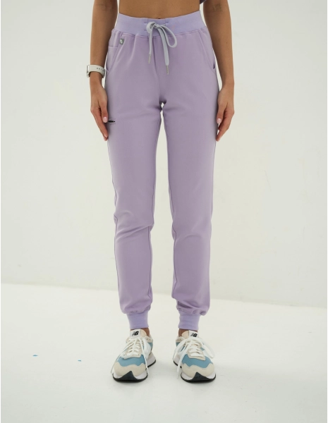 Spodnie Joggery Damskie - PURPLE HEATHER