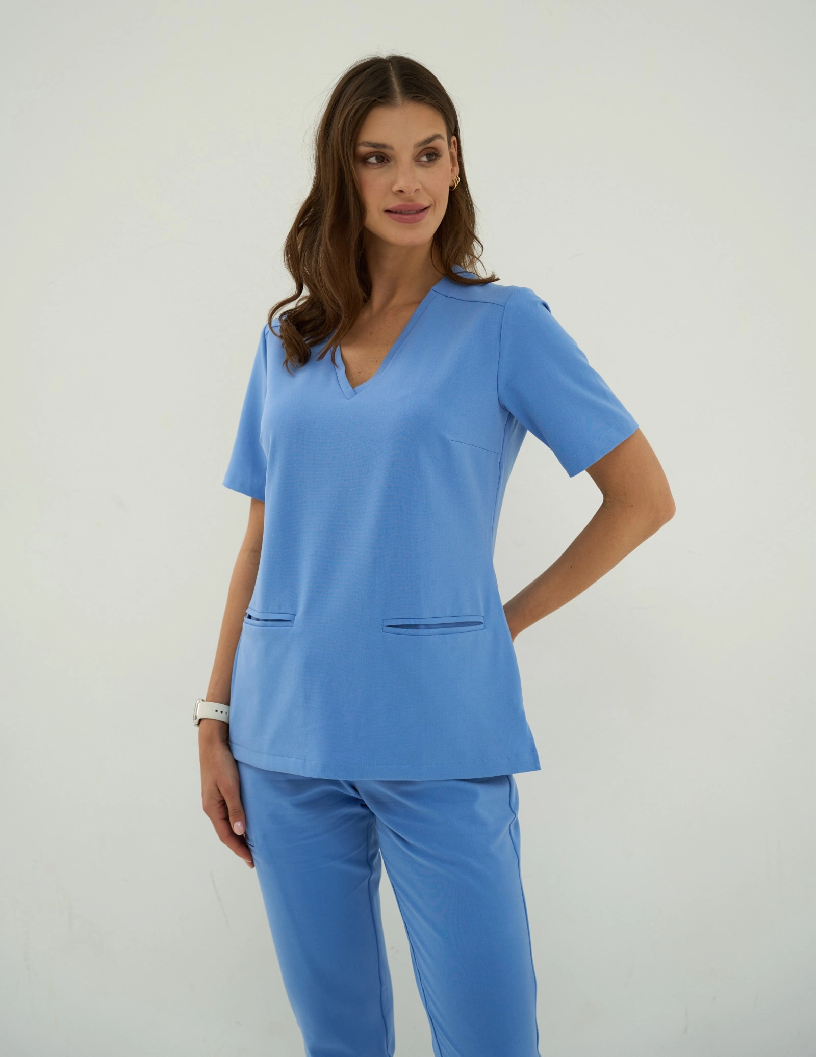 Bluza Medyczna Casy - MARINA BLUE