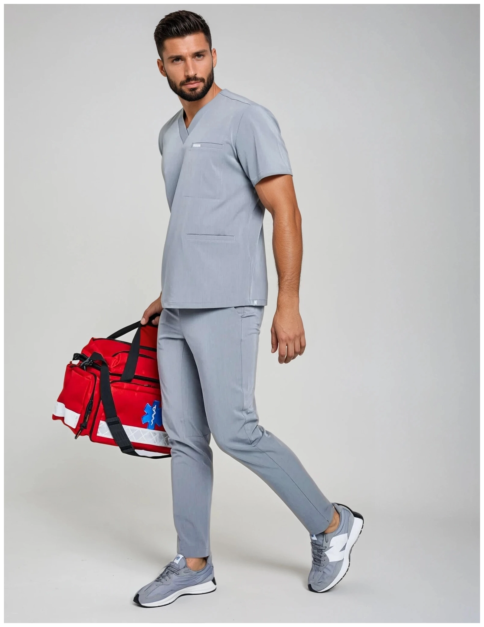 Spodnie Basic Męskie - SHARK GRAY