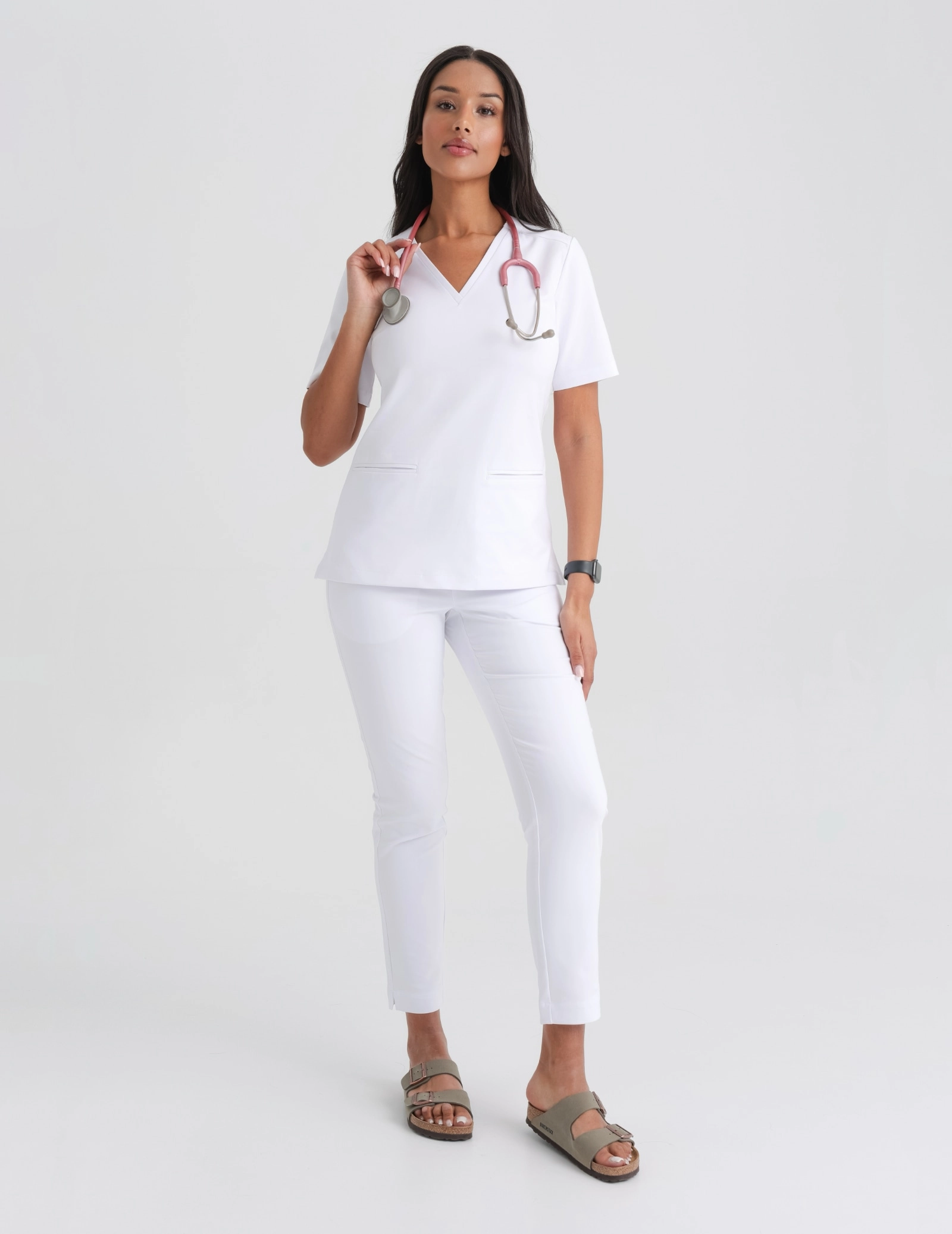 Bluza Medyczna Casy - WHITE