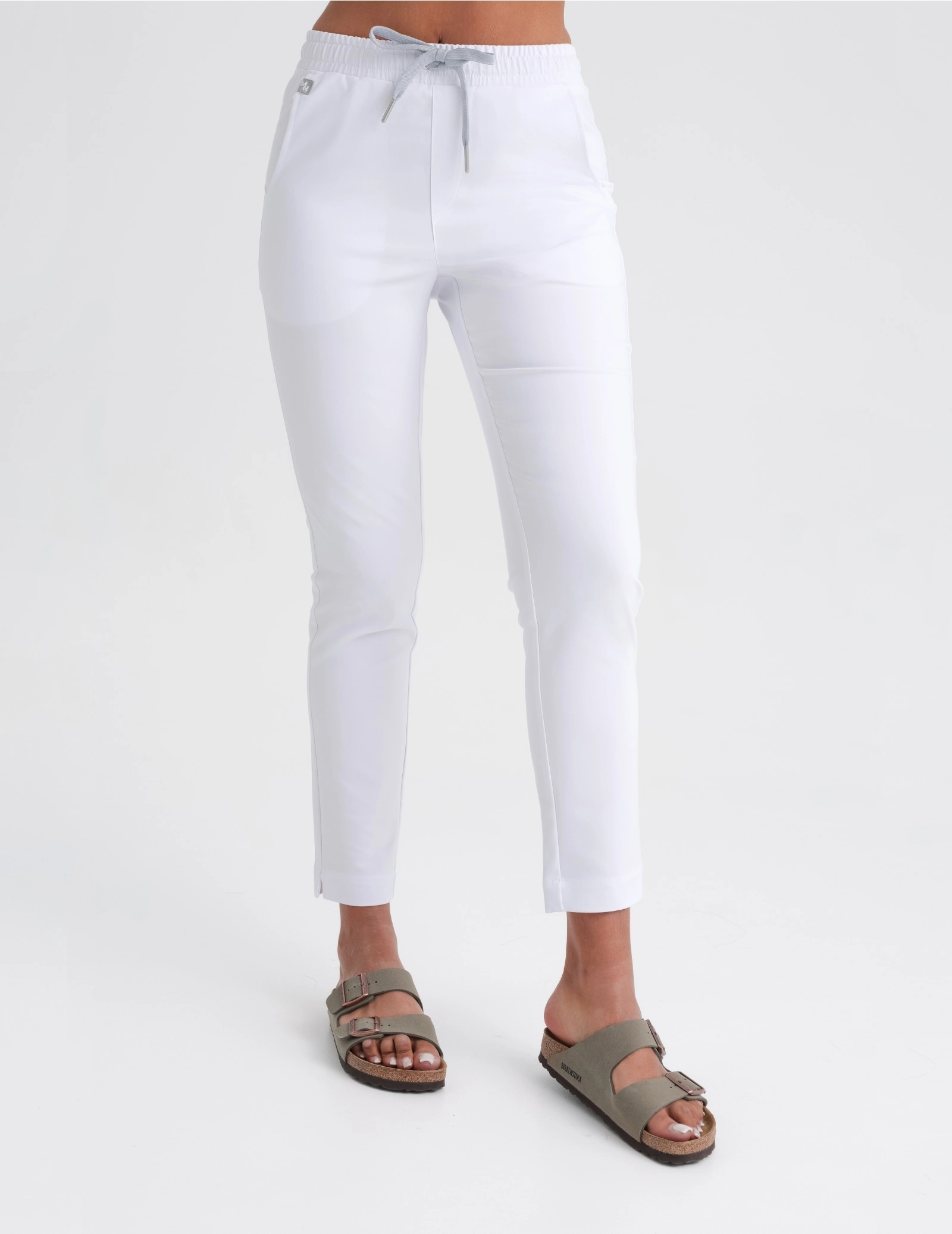 Spodnie Damskie Basic - White