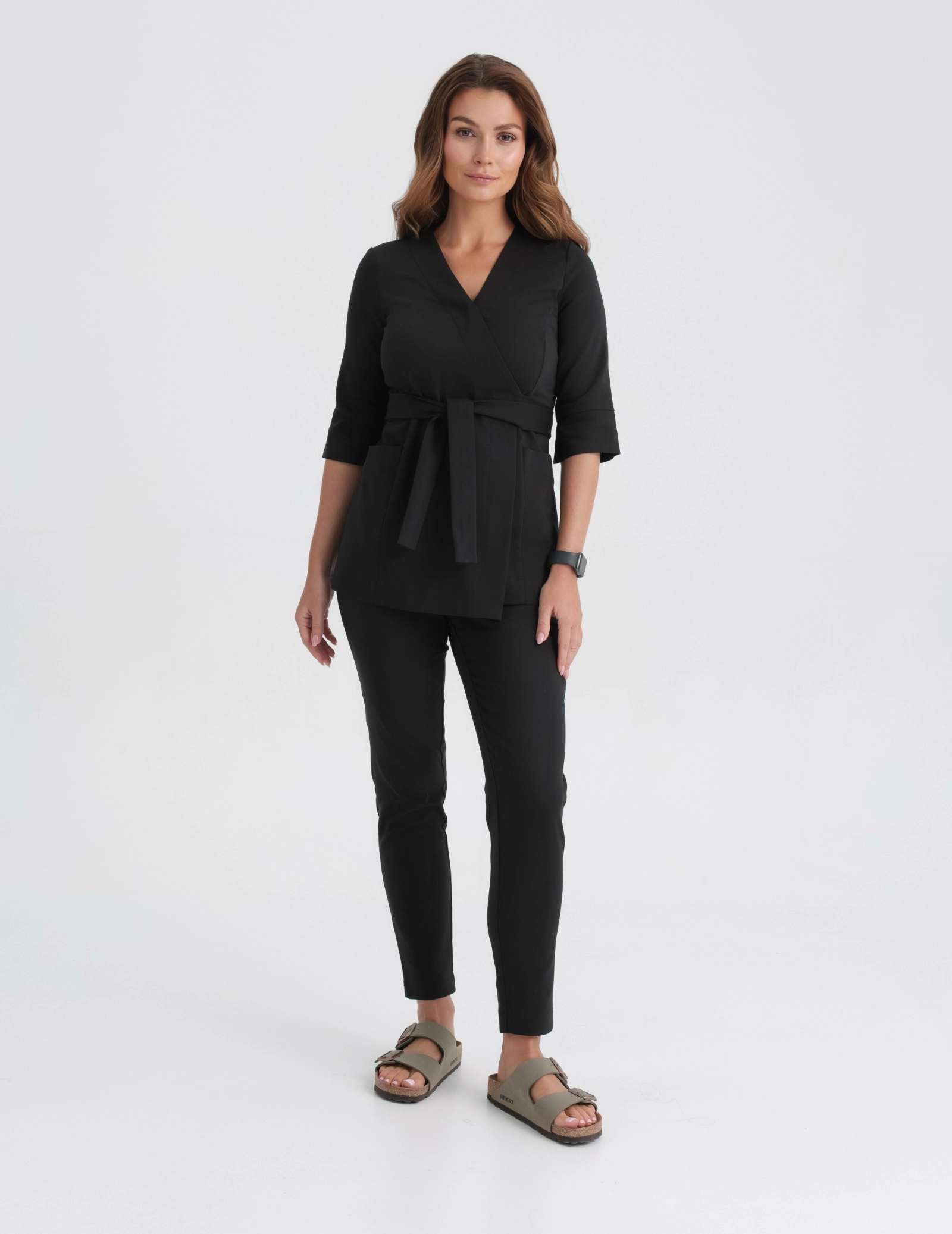 Spodnie Damskie Slim Fit - True Black