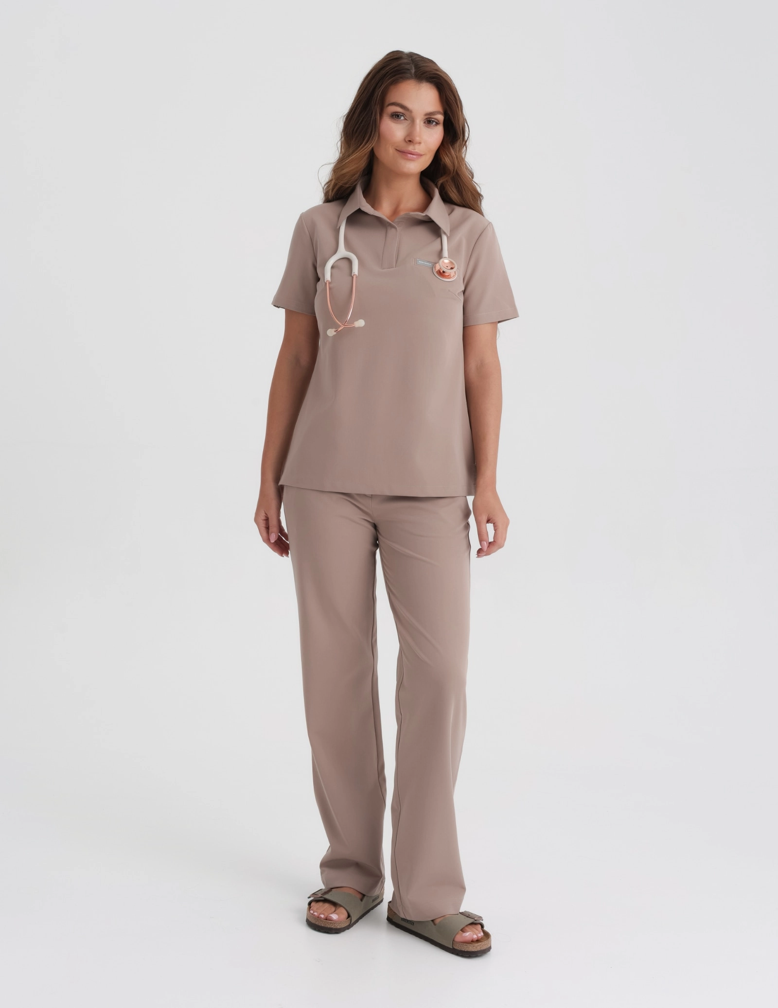 Spodnie Damskie Tiffany  - BEIGE