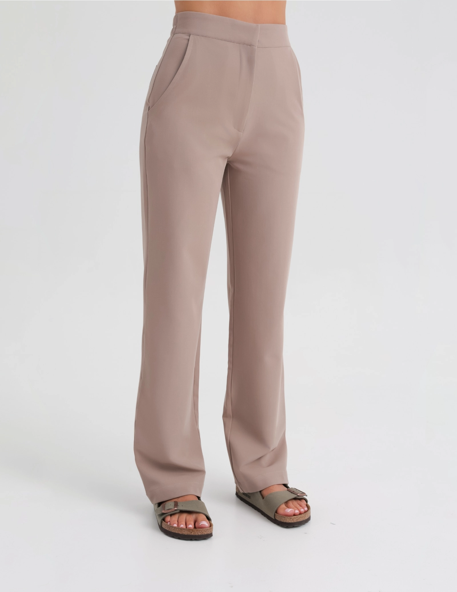 Spodnie Damskie Tiffany  - BEIGE