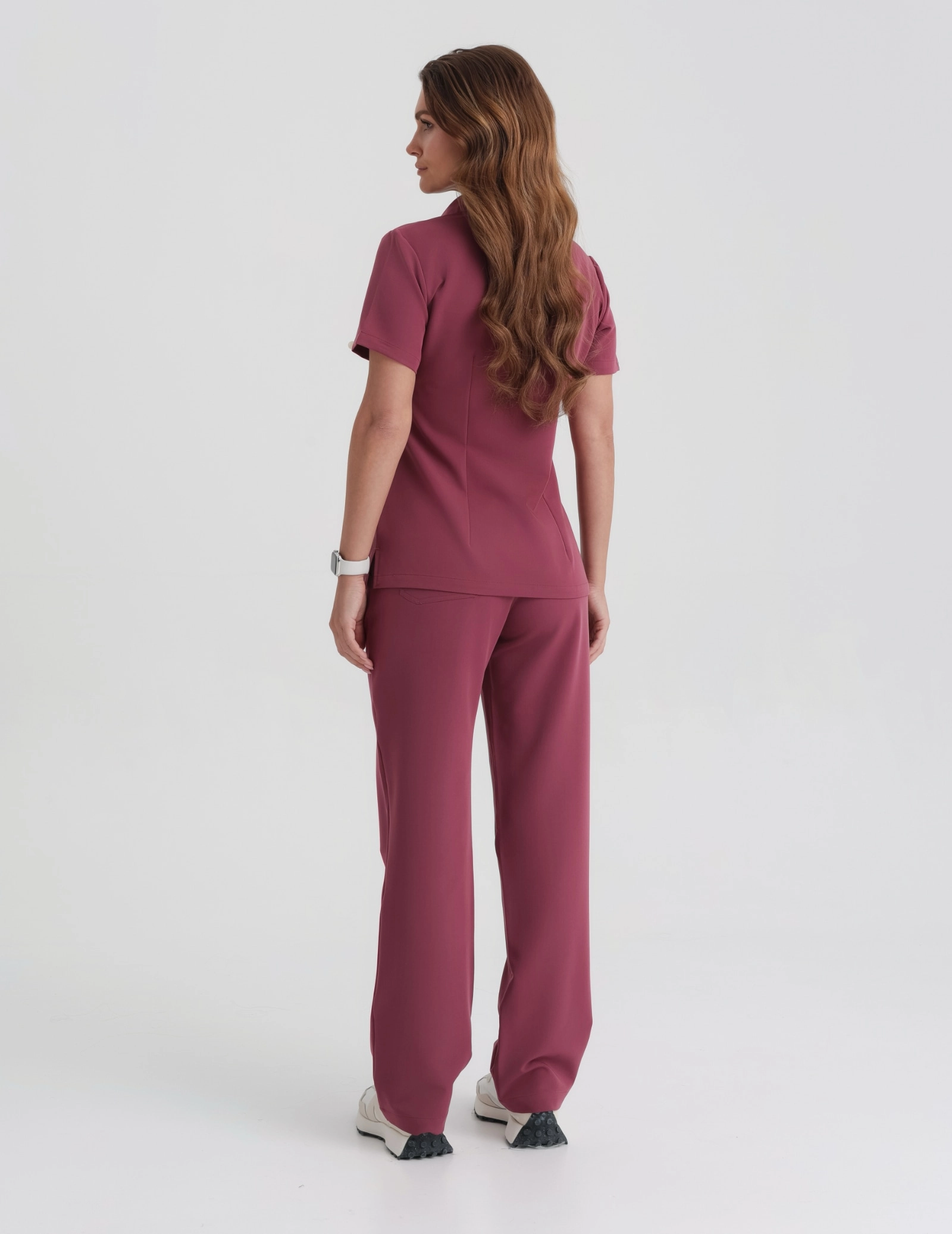 Bluza Medyczna Polo - MULLED WINE