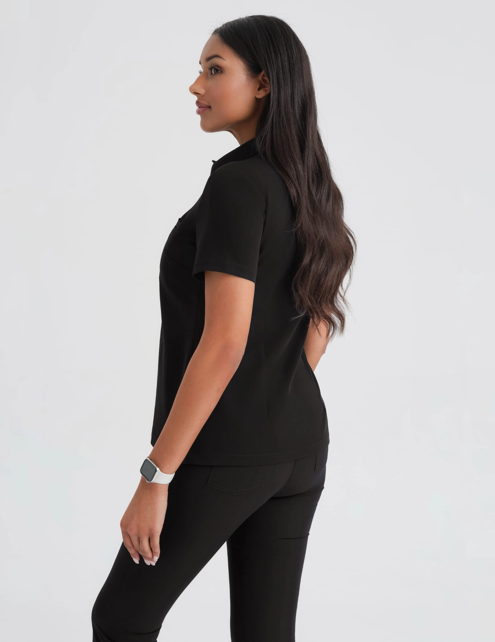 Bluza Medyczna Polo - BLACK