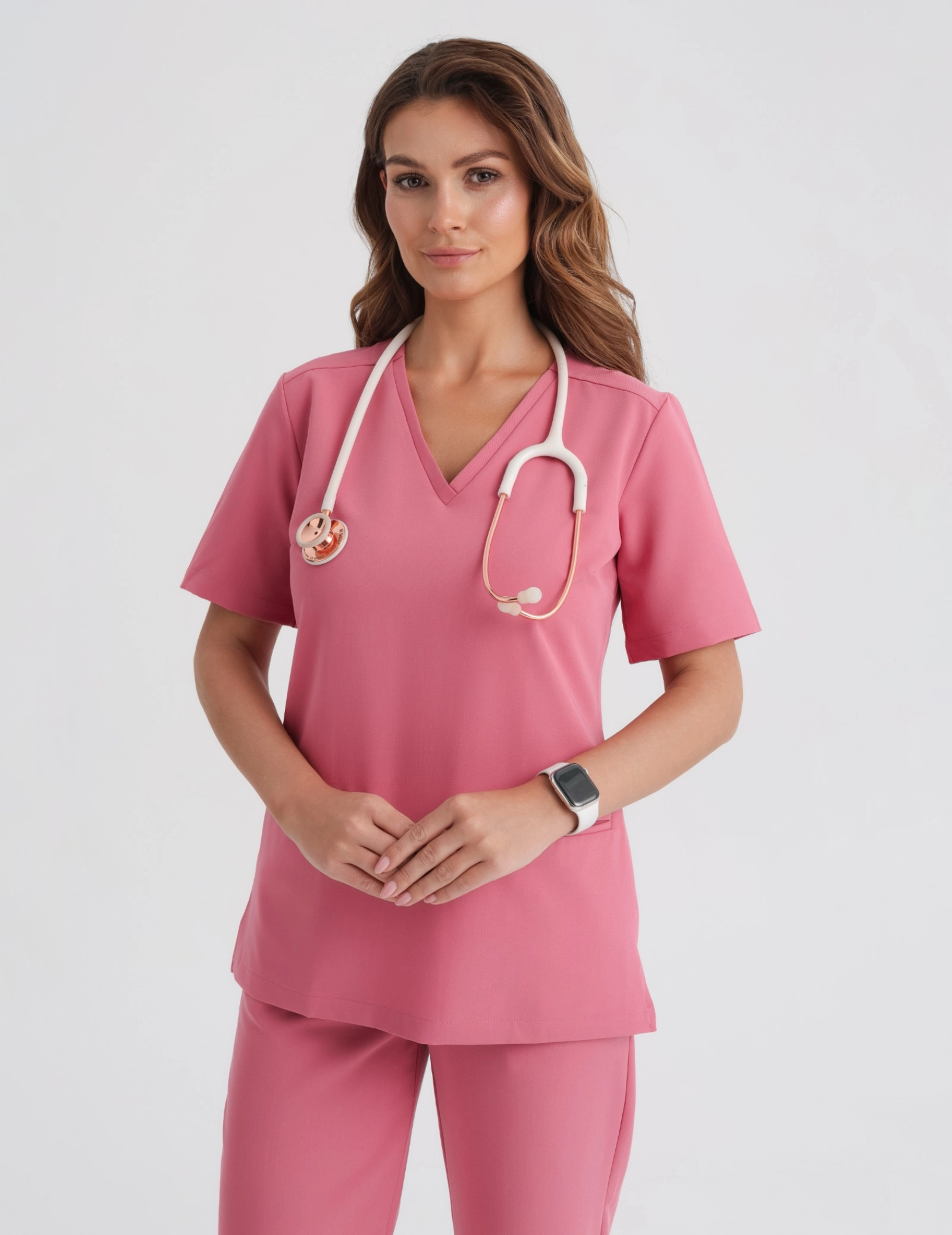 Bluza Medyczna Casy - RASPBERRY CRUSH