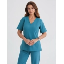 Bluza Medyczna Casy - OCEAN BLUE