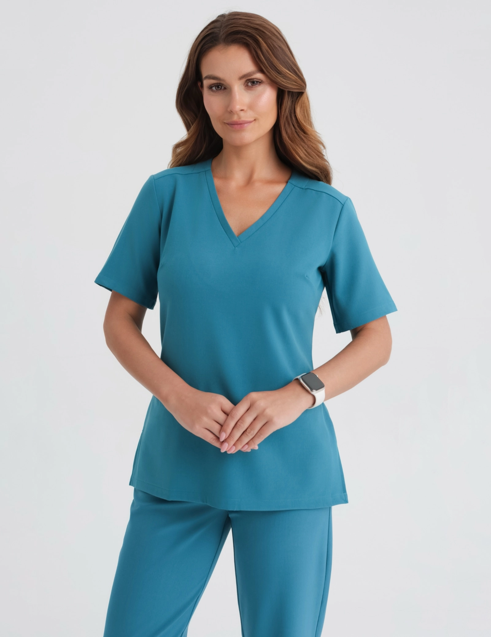 Bluza Medyczna Casy - OCEAN BLUE
