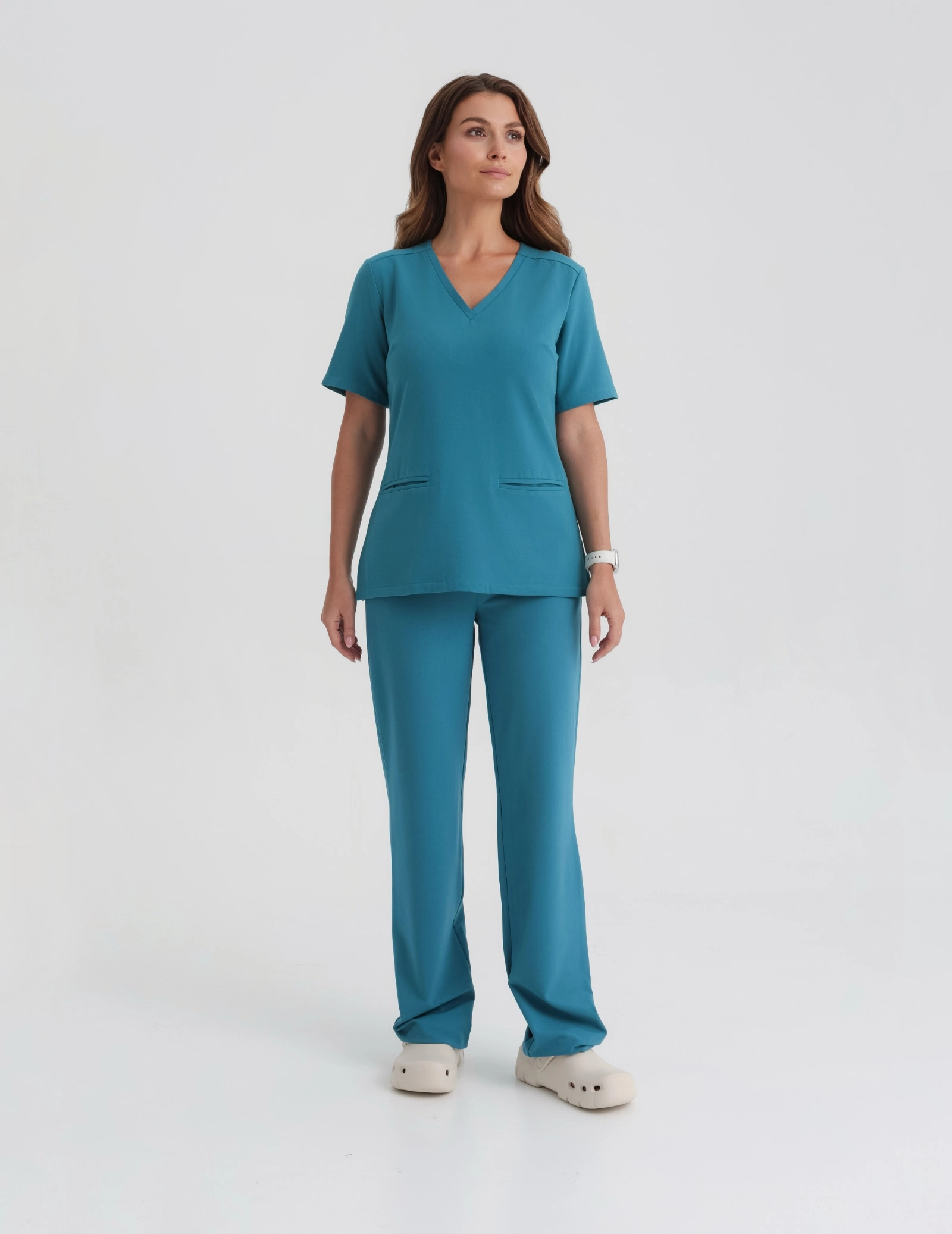 Bluza Medyczna Casy - OCEAN BLUE