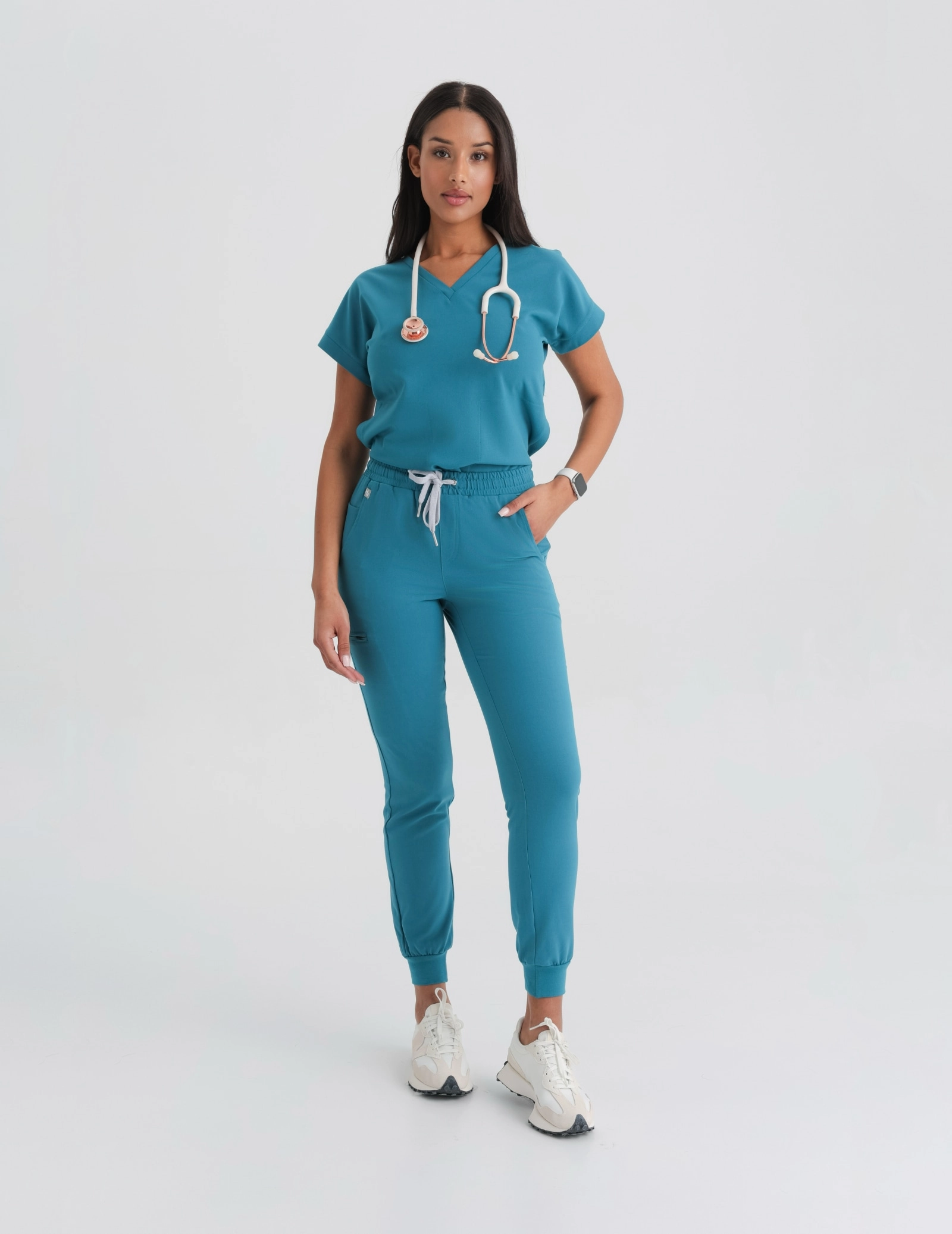 Spodnie Joggery Damskie - OCEAN BLUE