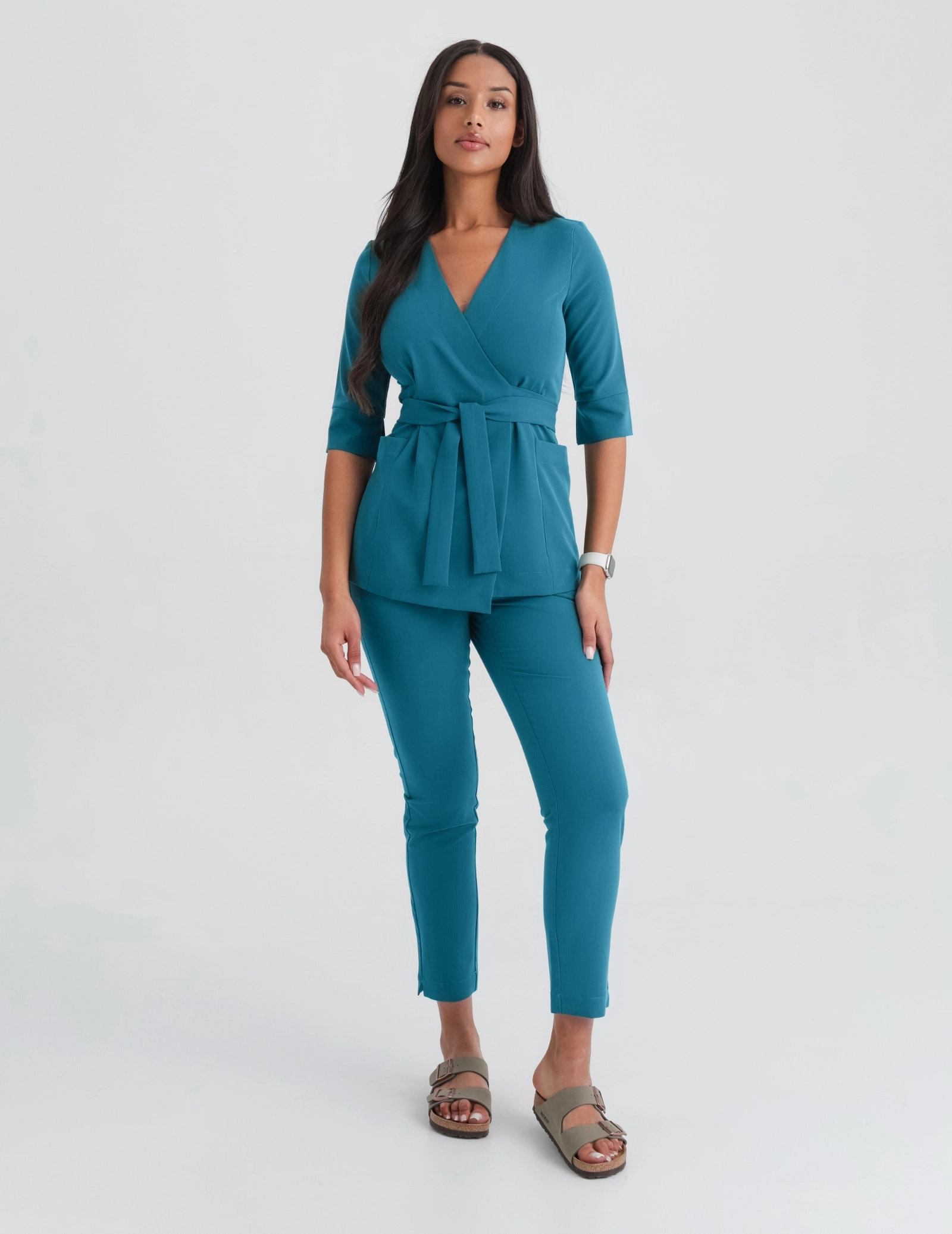 Spodnie Damskie Basic - OCEAN BLUE