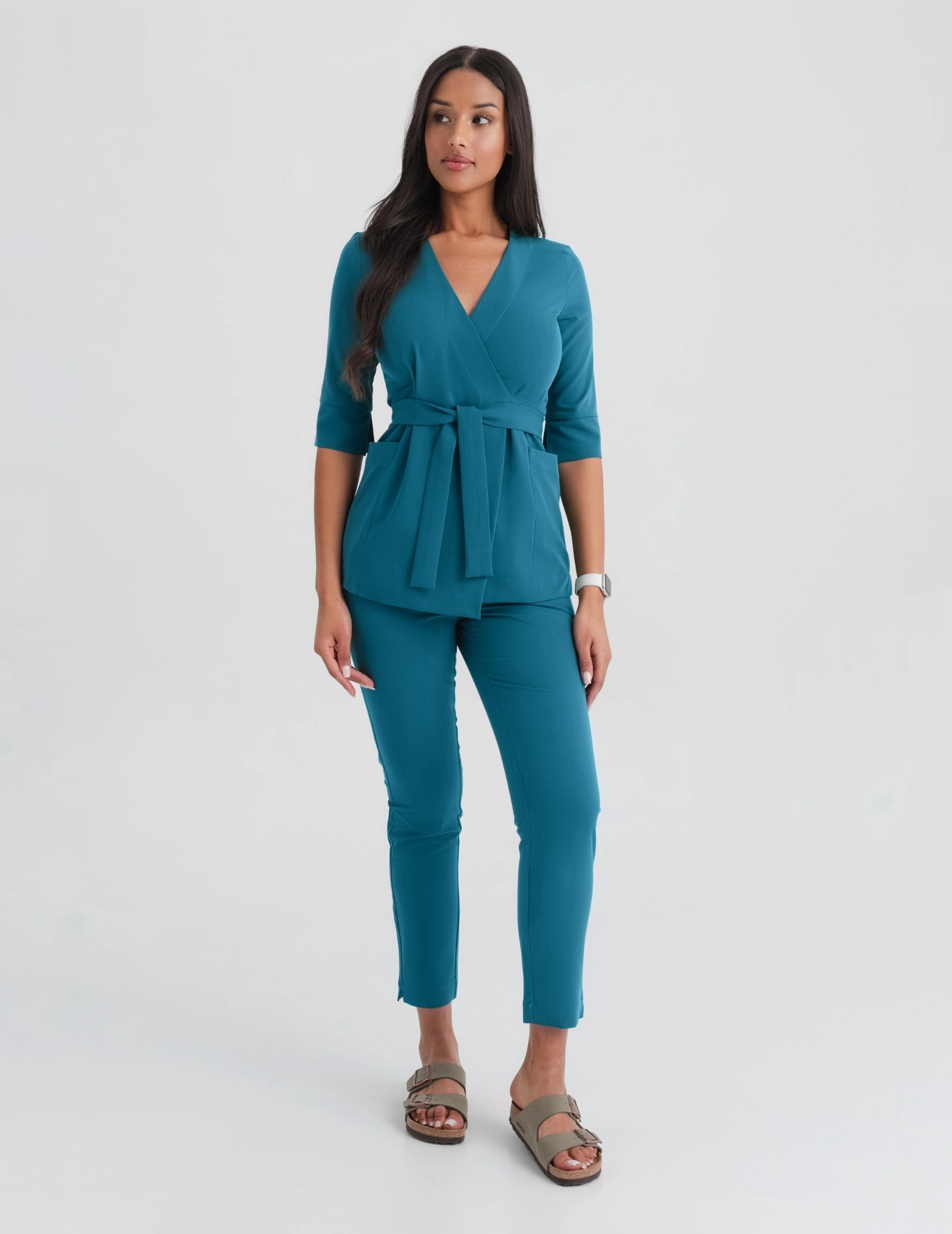 Spodnie Damskie Basic - OCEAN BLUE