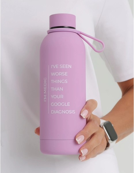 Butelka Termiczna Mojo "I'm medic"- ULTRA PINK