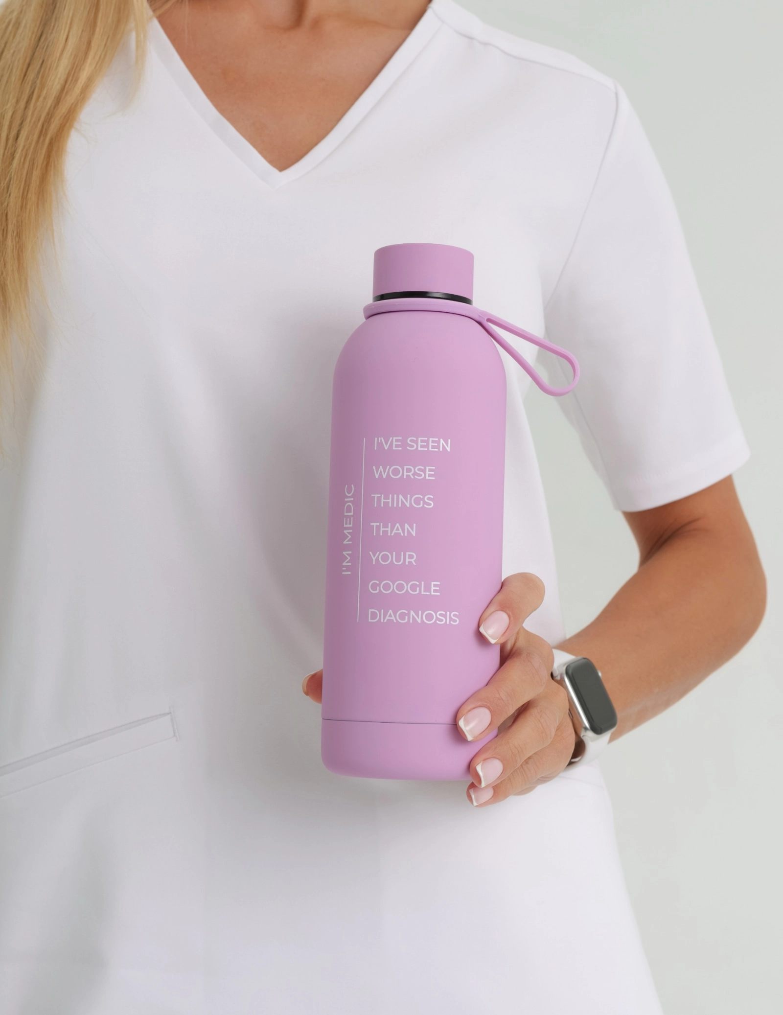 Butelka Termiczna Mojo "I'm medic"- ULTRA PINK