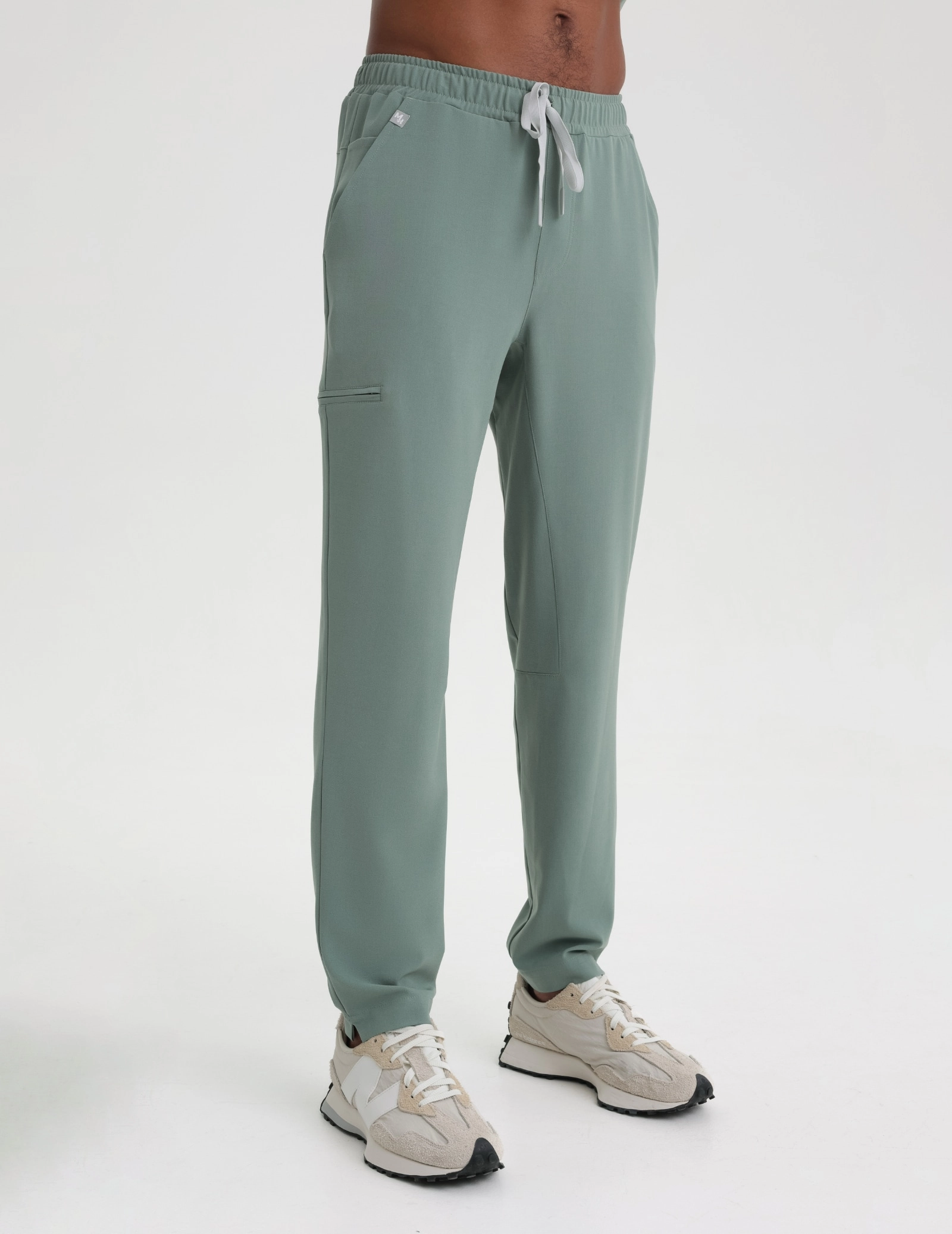 Spodnie Basic Męskie - DUSTY GREEN