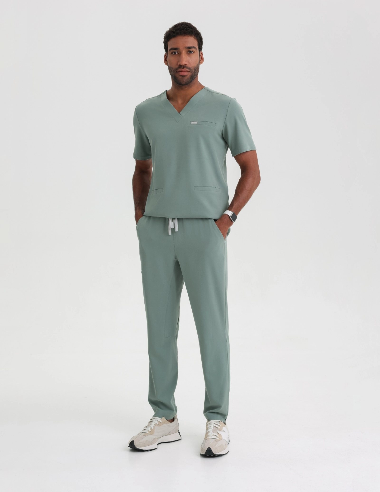 Bluza Medyczna Birbal - DUSTY GREEN