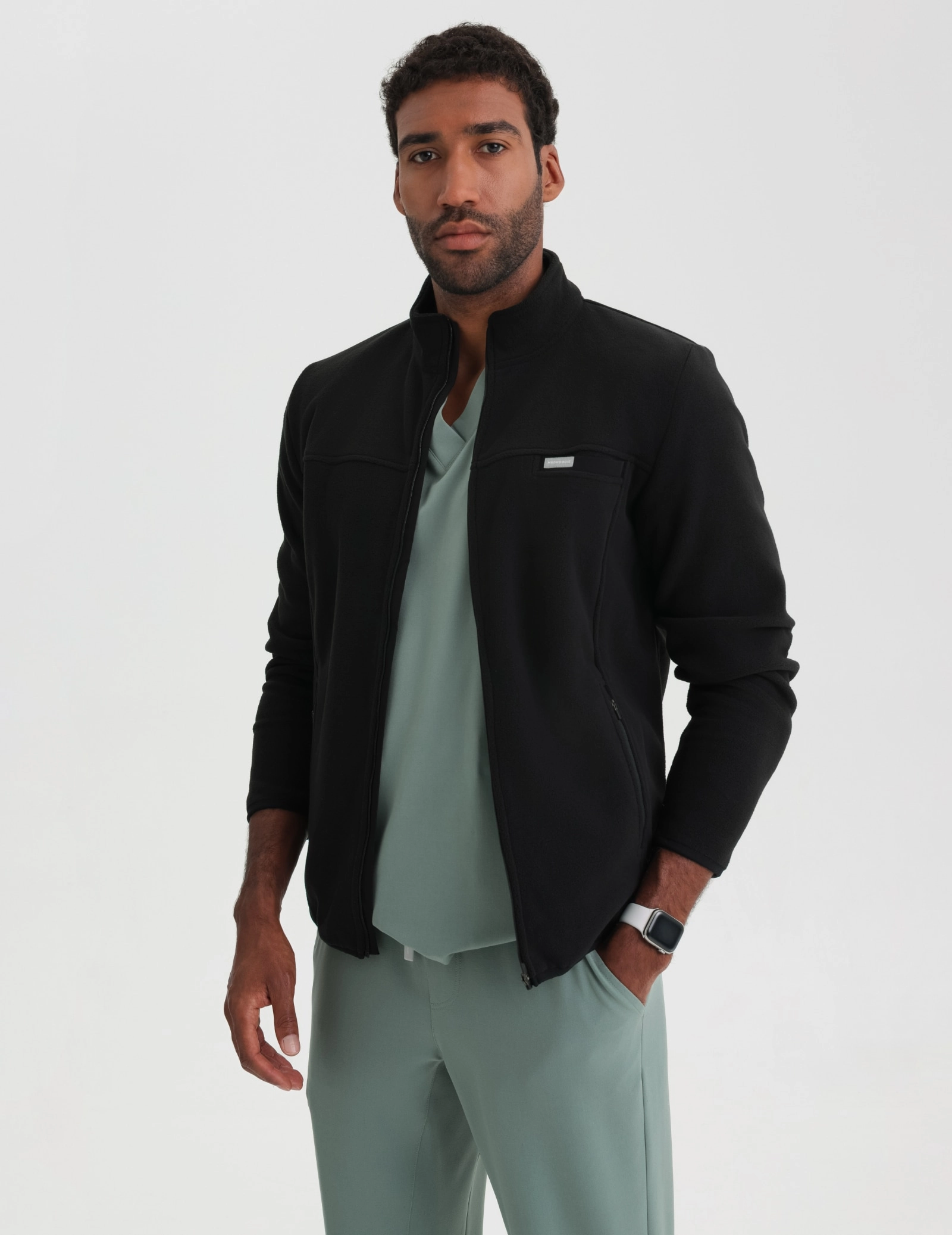 Bluza Polarowa Męska COZY HEAT - BLACK