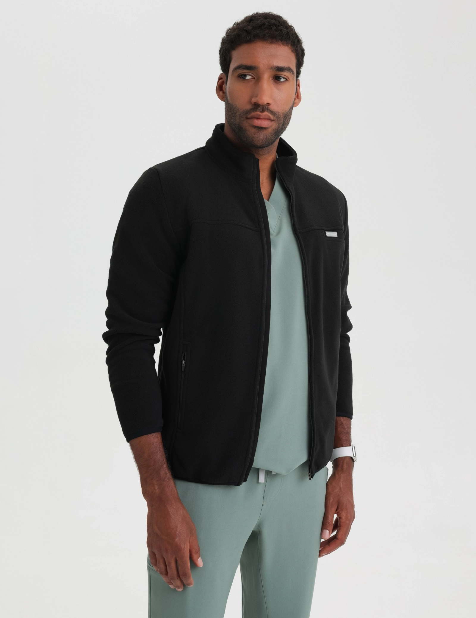Bluza Polarowa Męska COZY HEAT - BLACK