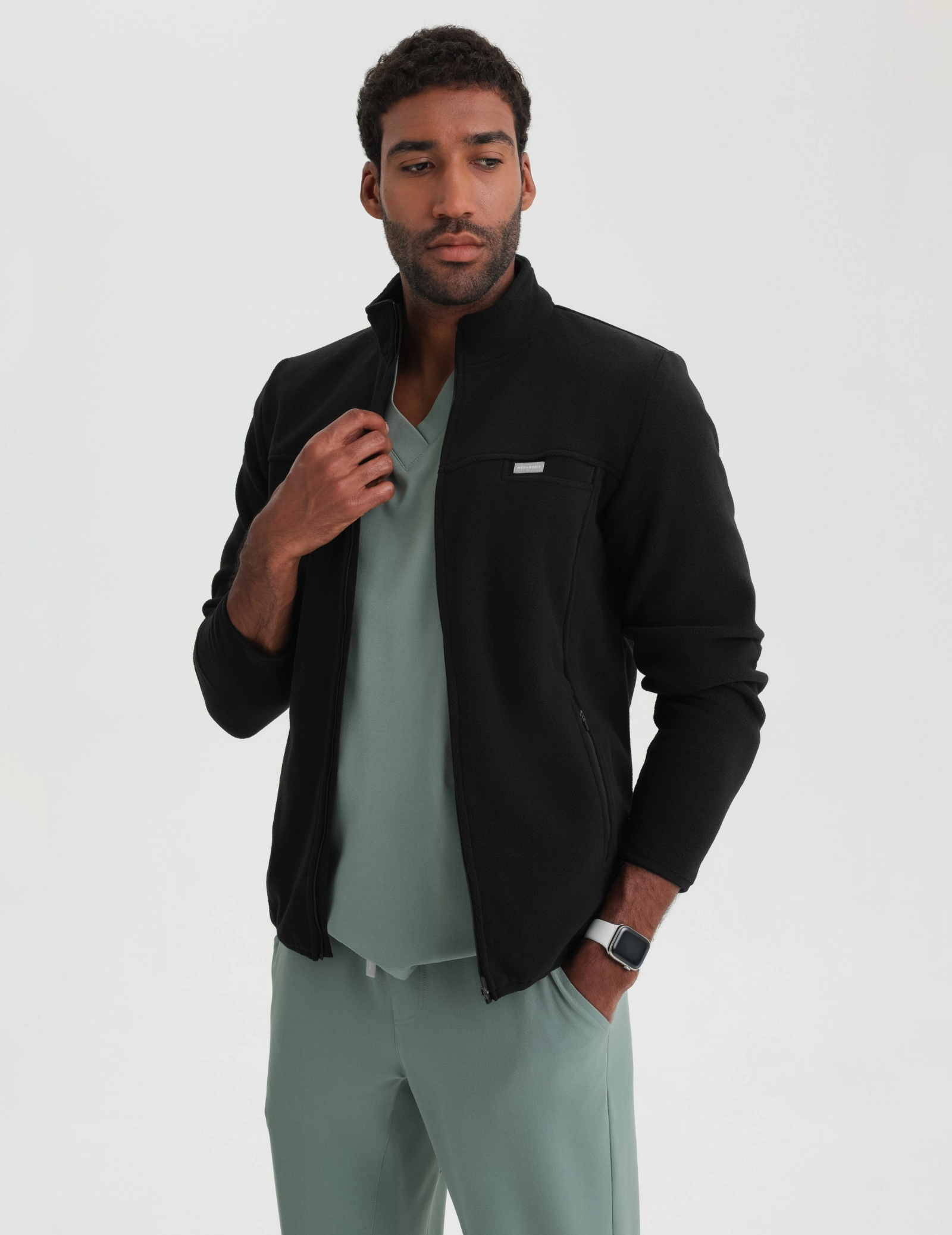 Bluza Polarowa Męska COZY HEAT - BLACK