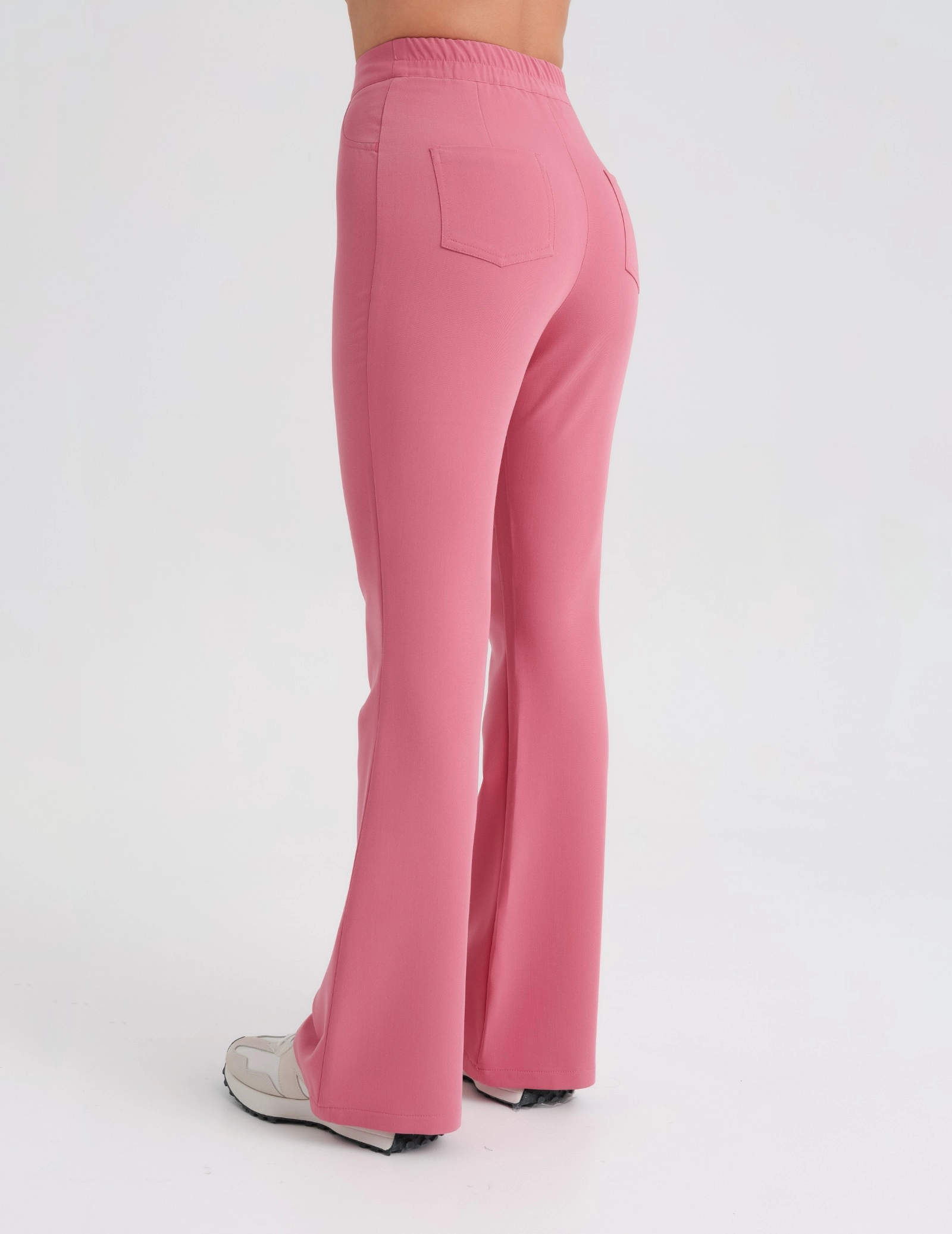 Spodnie Damskie Flare - RASPBERRY CRUSH Spodnie Damskie Flare - RASPBERRY CRUSH