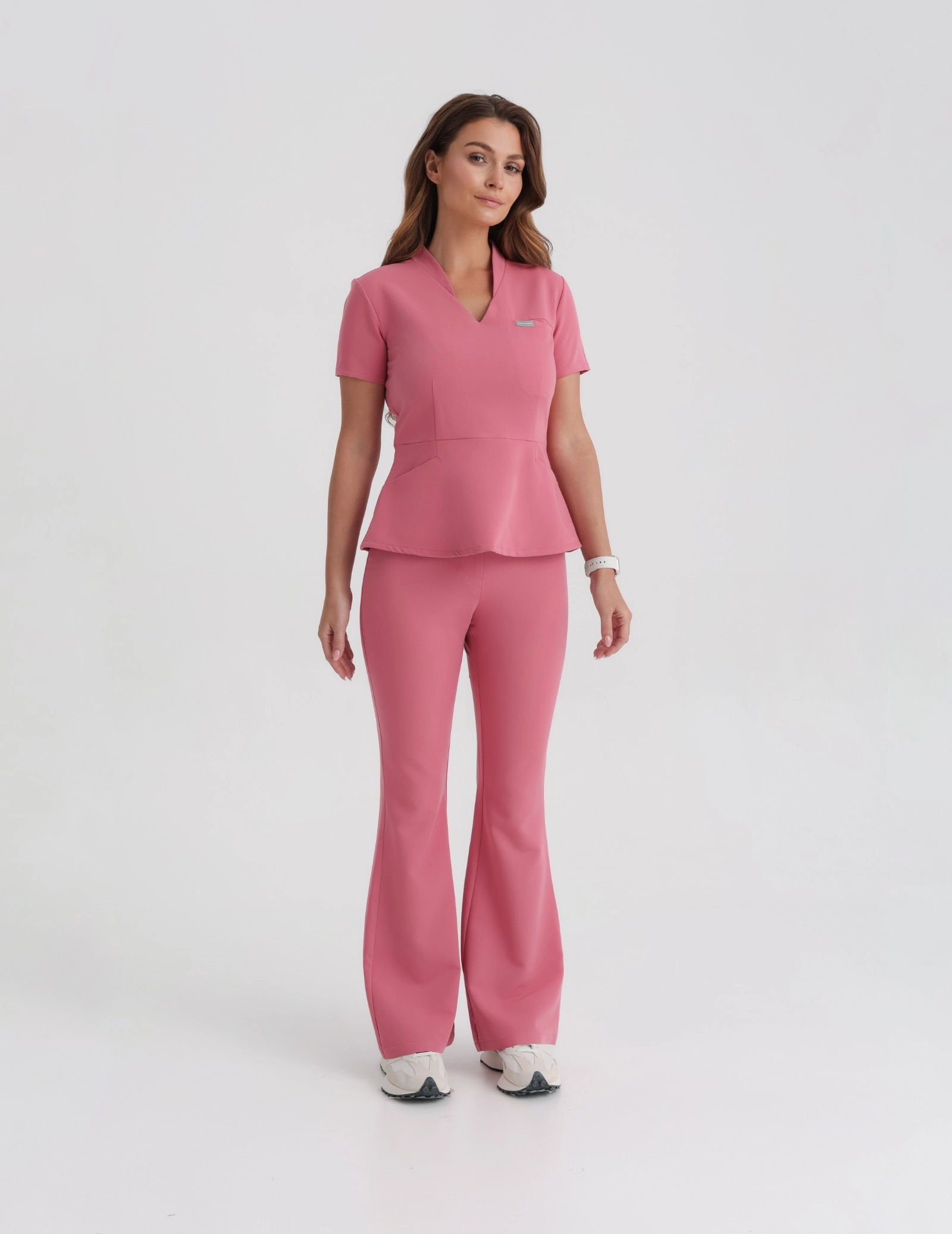 Spodnie Damskie Flare - RASPBERRY CRUSH Spodnie Damskie Flare - RASPBERRY CRUSH