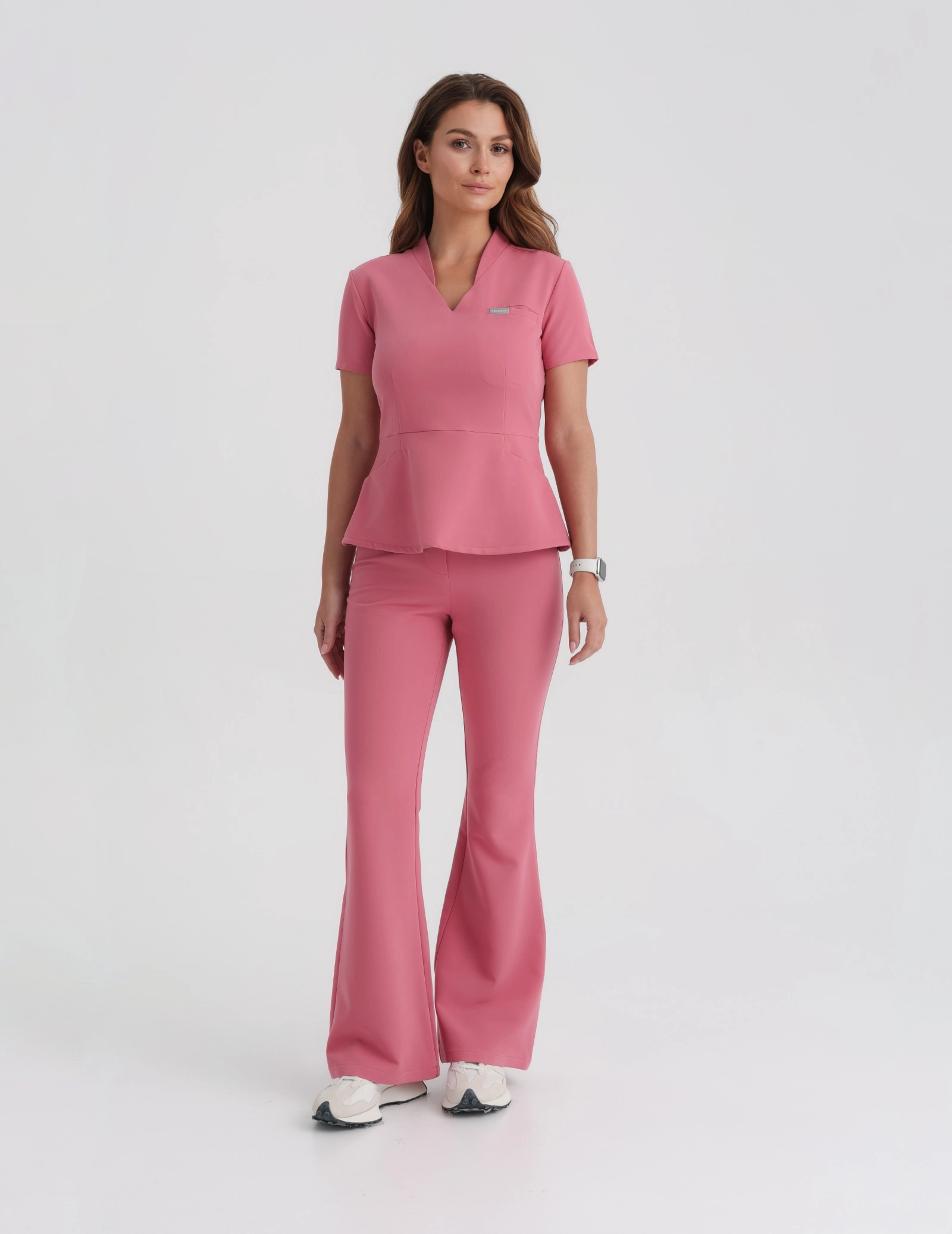 Spodnie Damskie Flare - RASPBERRY CRUSH Spodnie Damskie Flare - RASPBERRY CRUSH