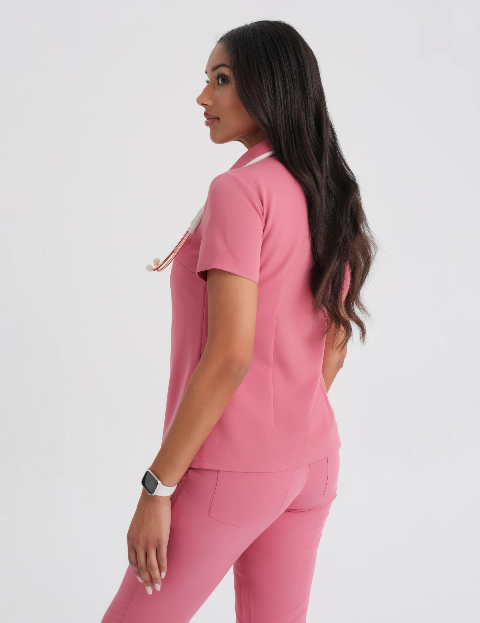 Bluza Medyczna Polo - RASPBERRY CRUSH