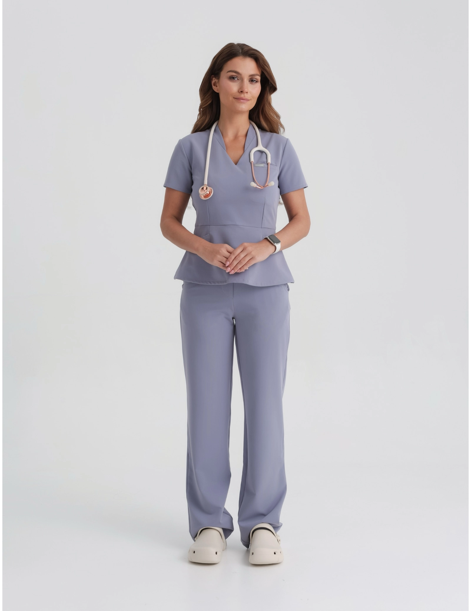 Bluza Medyczna Kori - MILKY LAVENDER