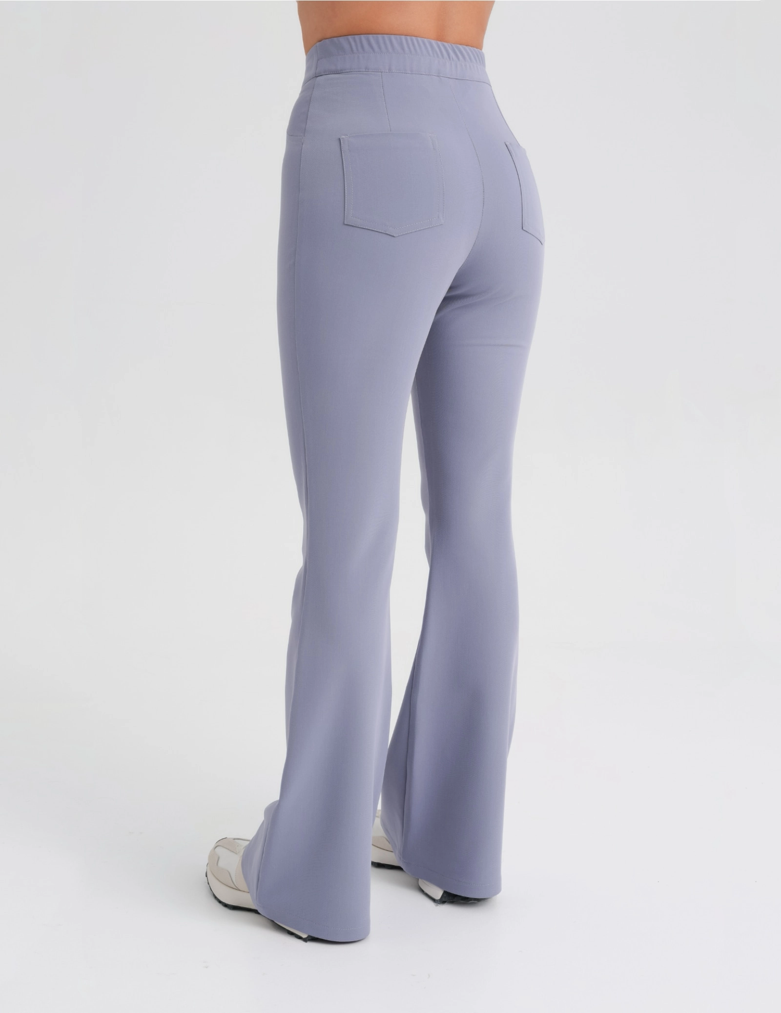 Spodnie Damskie Flare - MILKY LAVENDER Spodnie Damskie Flare - MILKY LAVENDER