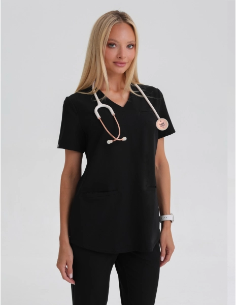 Bluza Medyczna Grace - BLACK