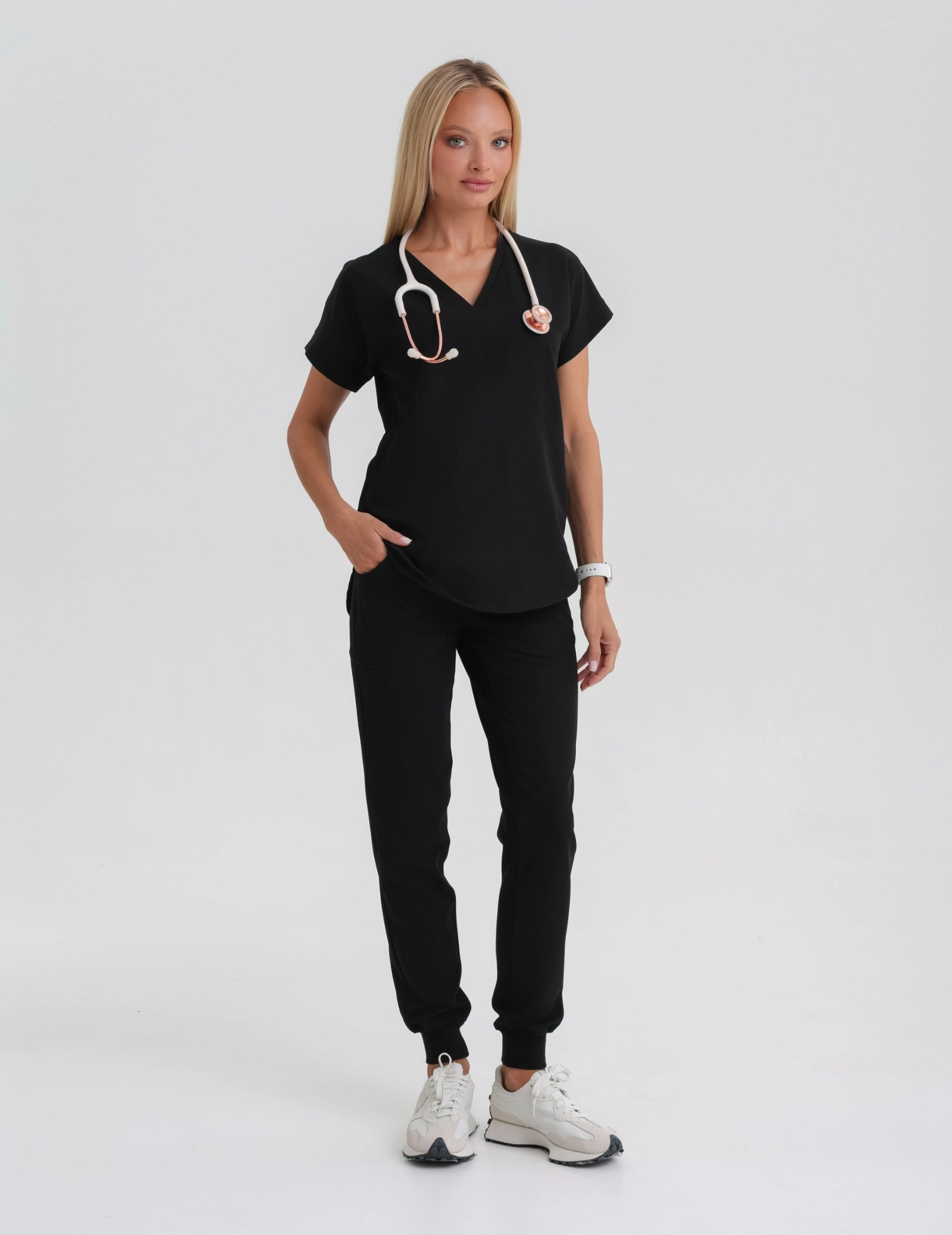 Bluza Medyczna Kendall - BLACK
