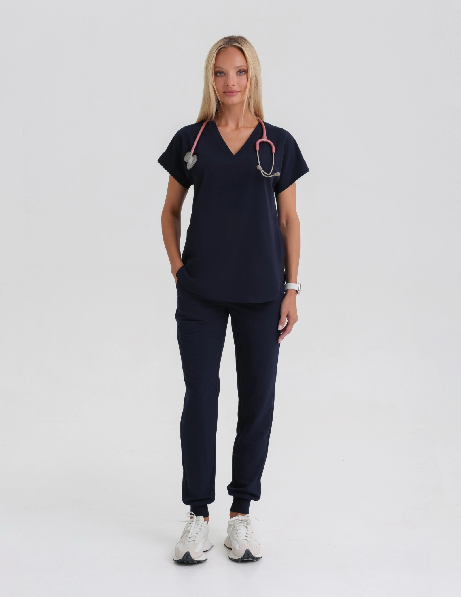 Spodnie Joggery Damskie - DARK NAVY