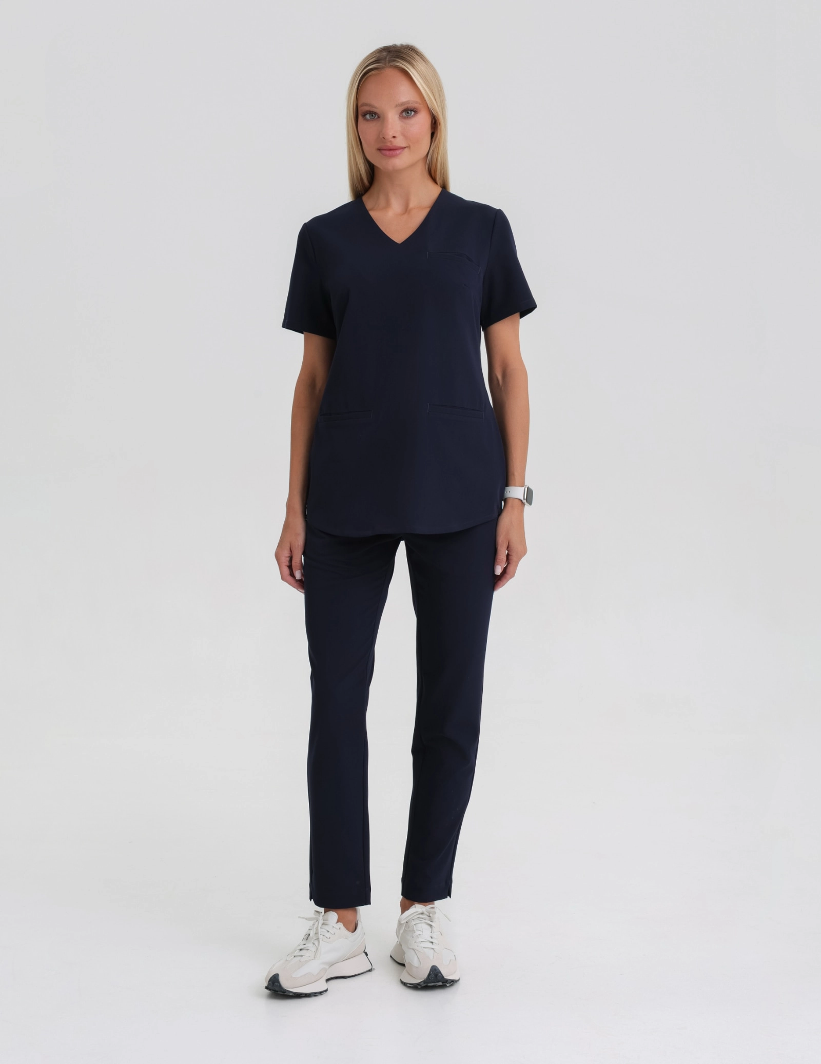 Spodnie damskie Basic - DARK NAVY