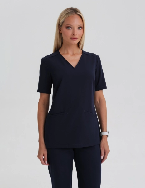 Bluza Medyczna Casy - DARK NAVY