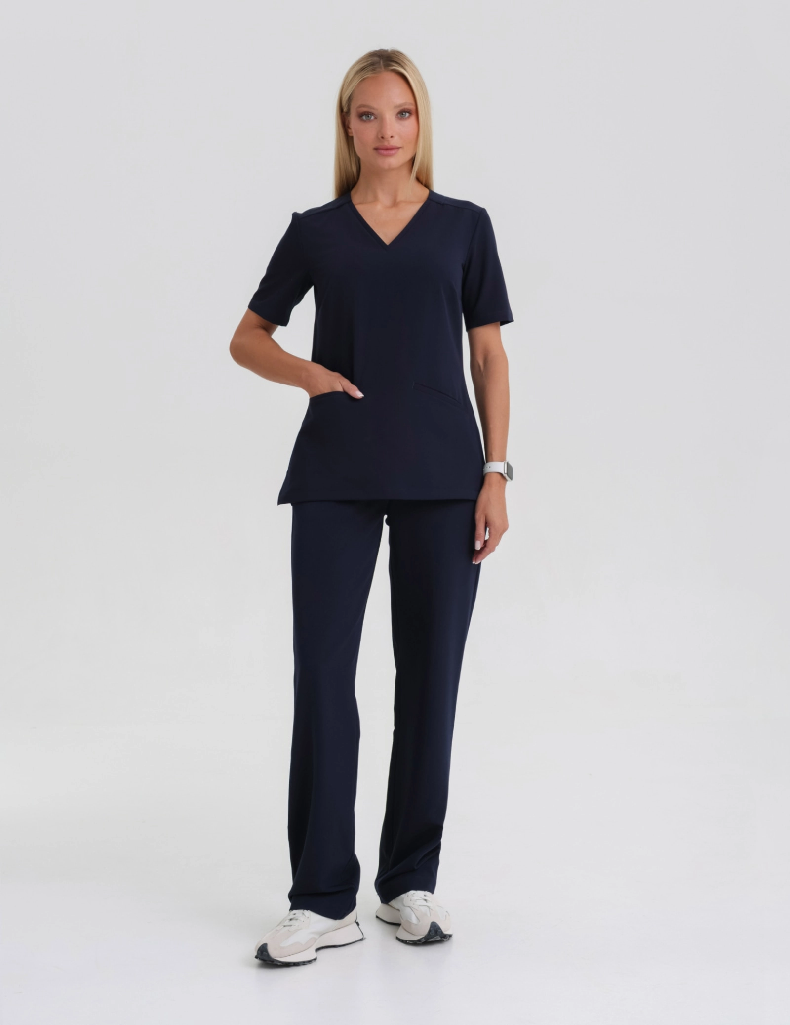 Bluza Medyczna Casy - DARK NAVY Bluza Medyczna Casy - DARK NAVY