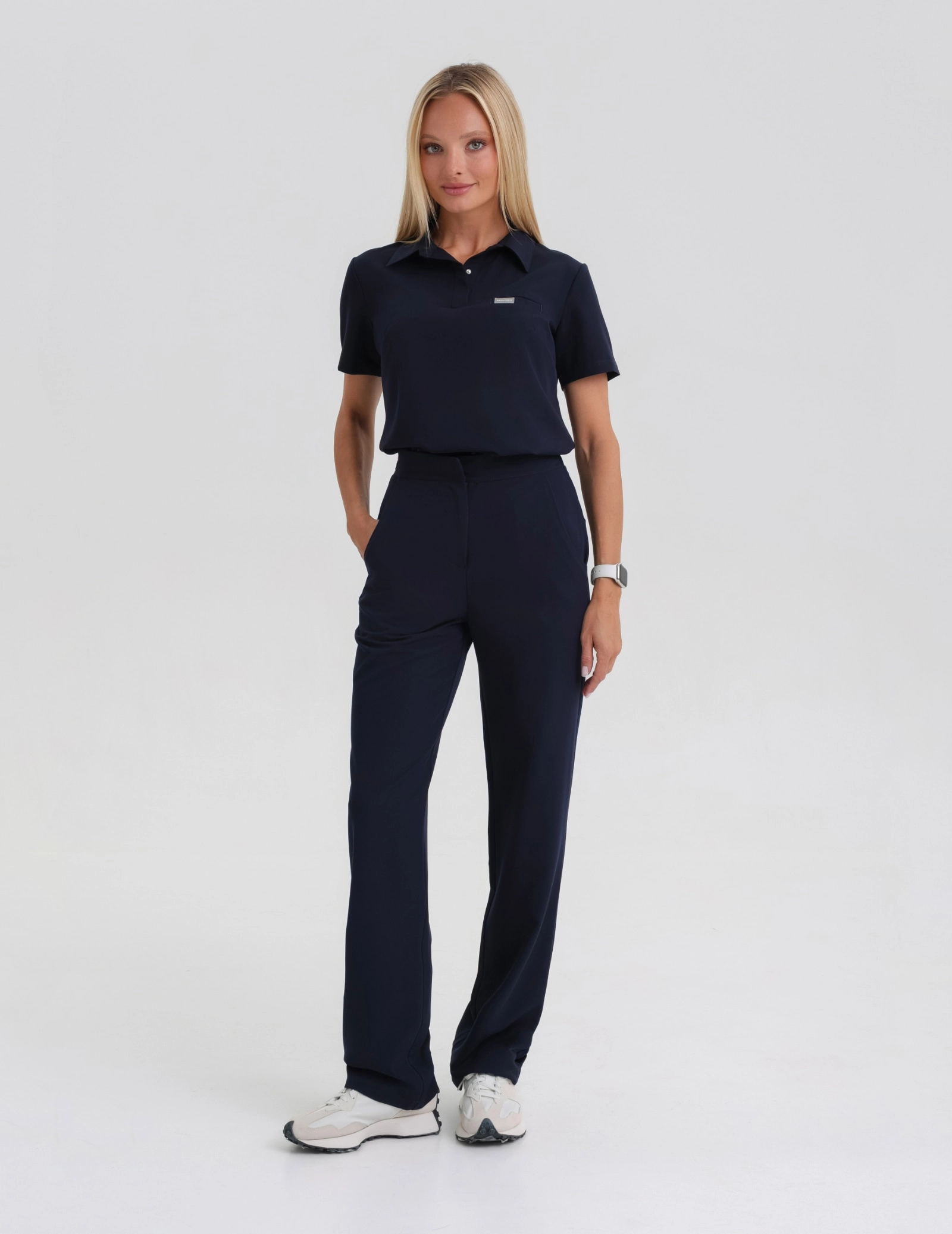 Bluza Medyczna Polo - Dark Navy