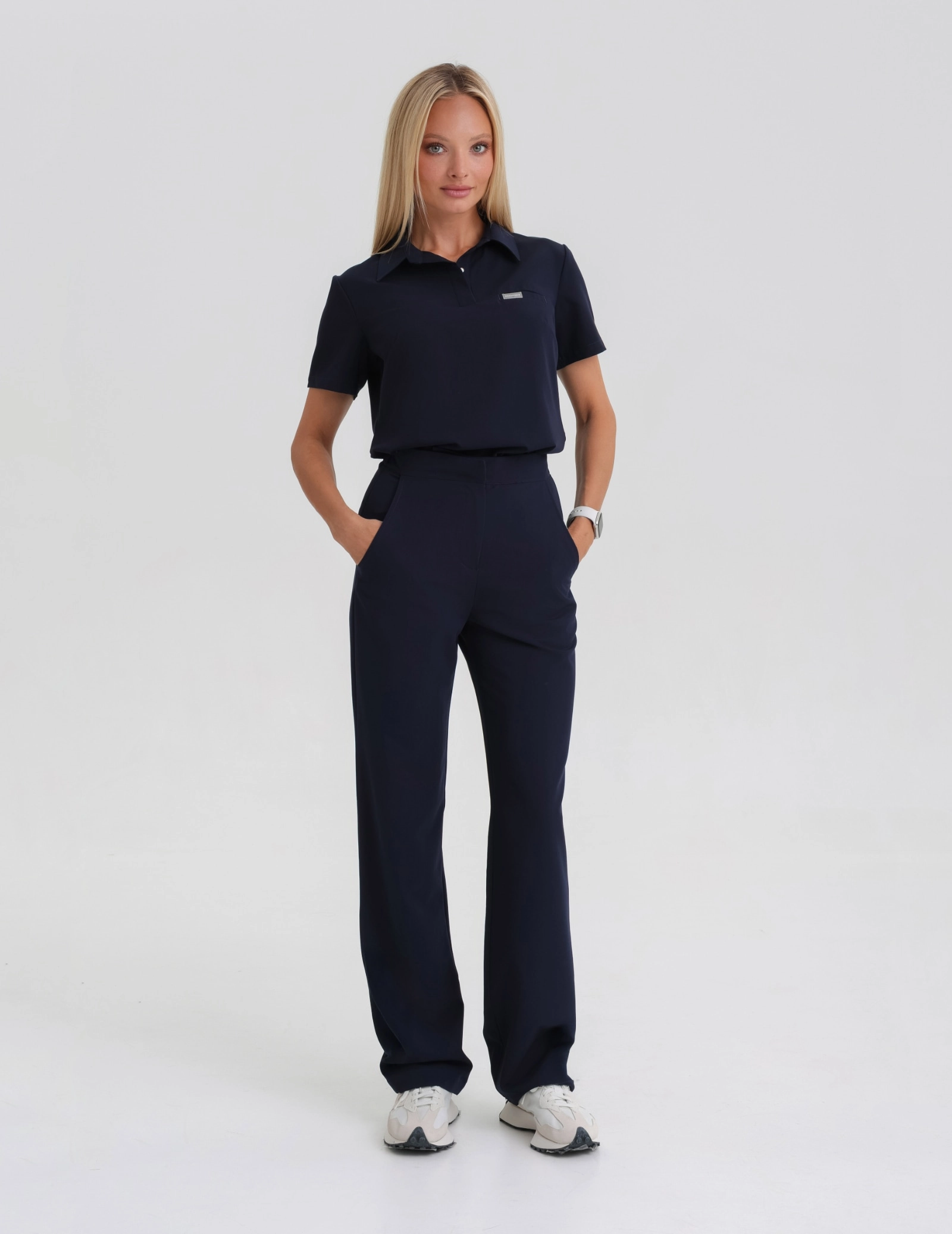 Bluza Medyczna Polo - Dark Navy
