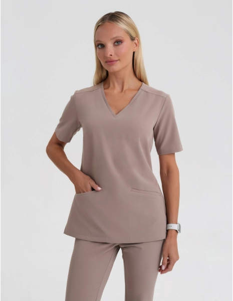 Bluza Medyczna Casy - BEIGE