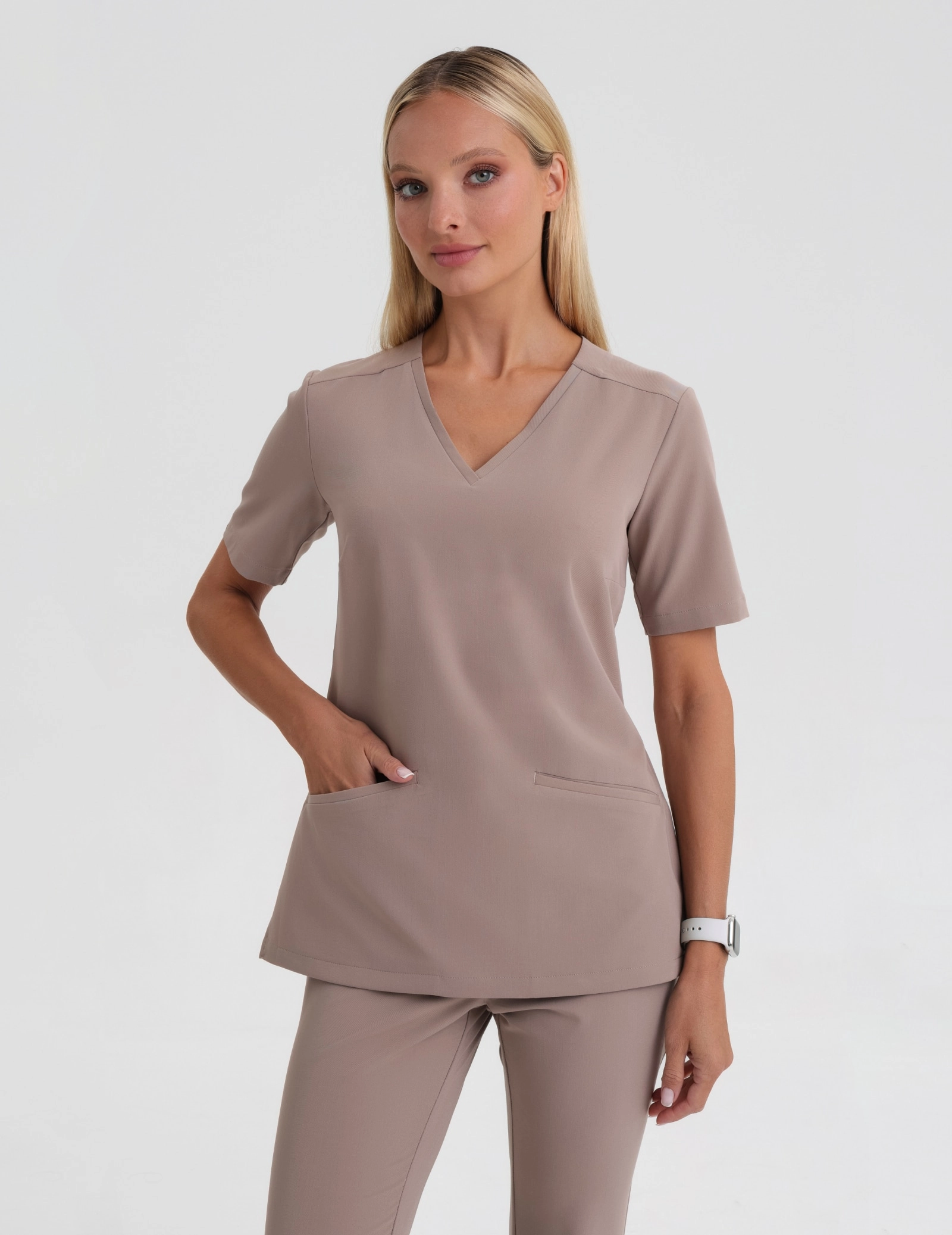 Bluza Medyczna Casy - BEIGE