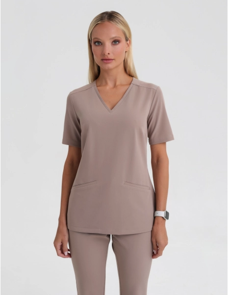 Bluza Medyczna Casy - BEIGE