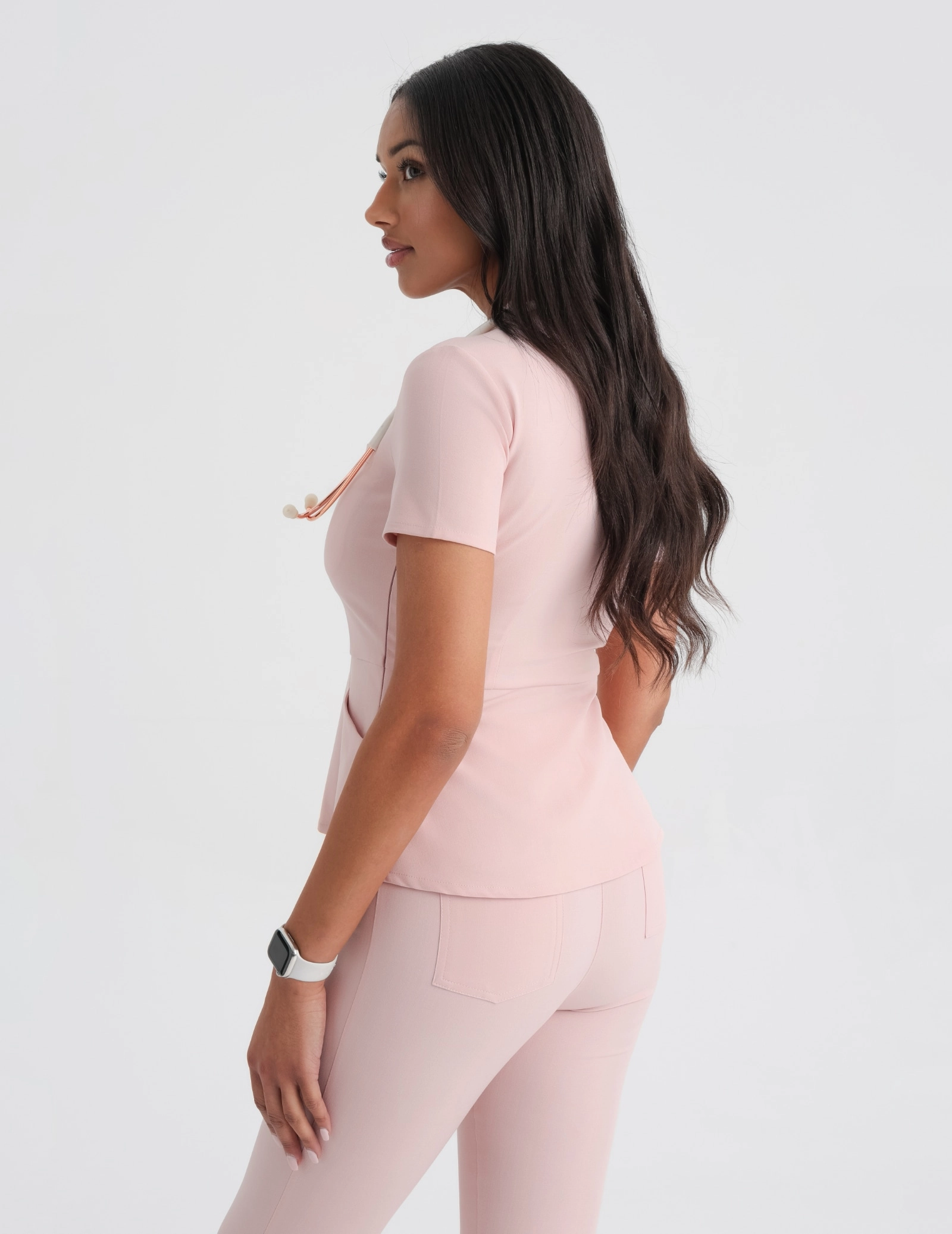 Bluza Medyczna Kori - DUSTY ROSE