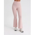 Spodnie Damskie Flare - DUSTY ROSE