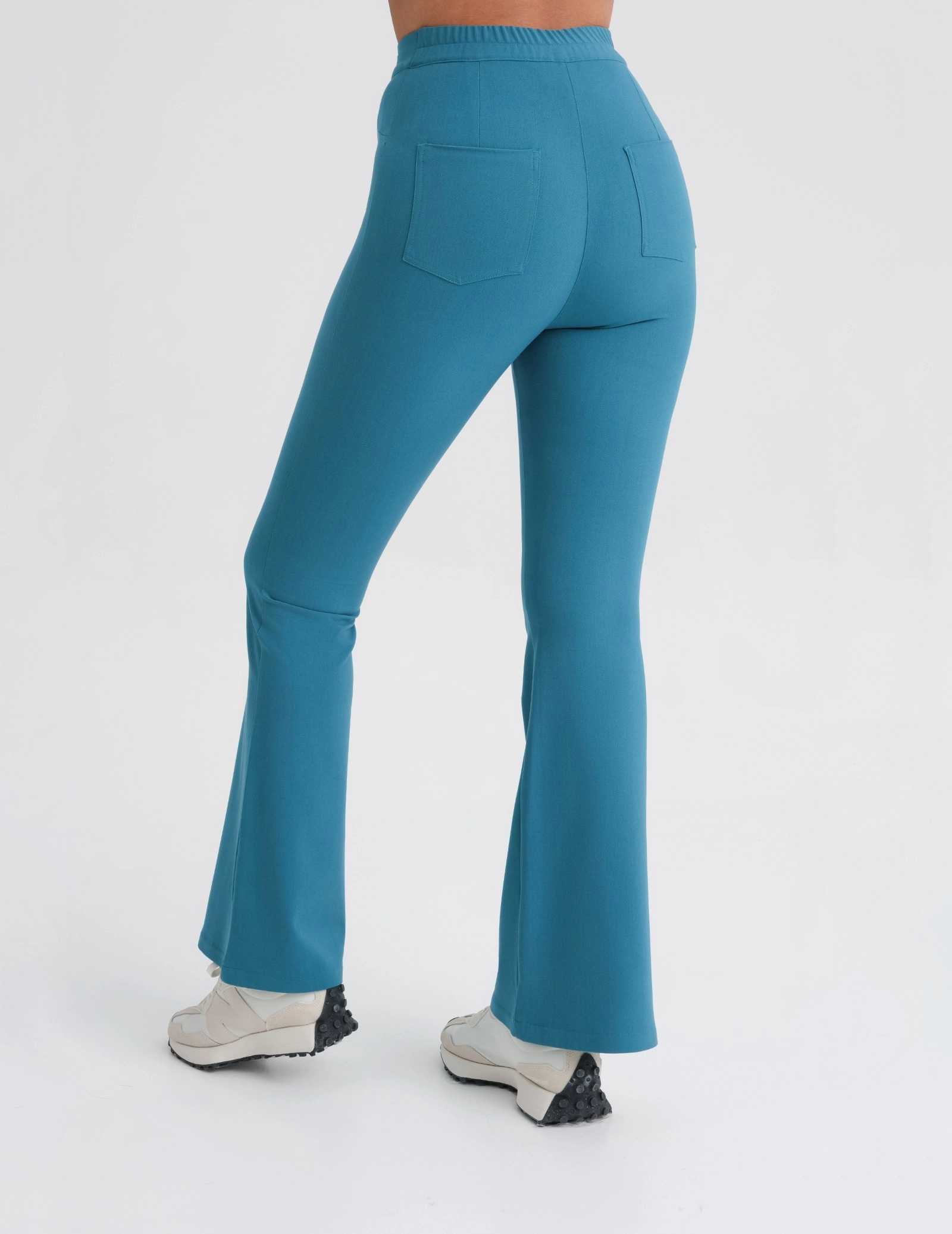 Spodnie Damskie Flare - OCEAN BLUE Spodnie Damskie Flare - OCEAN BLUE