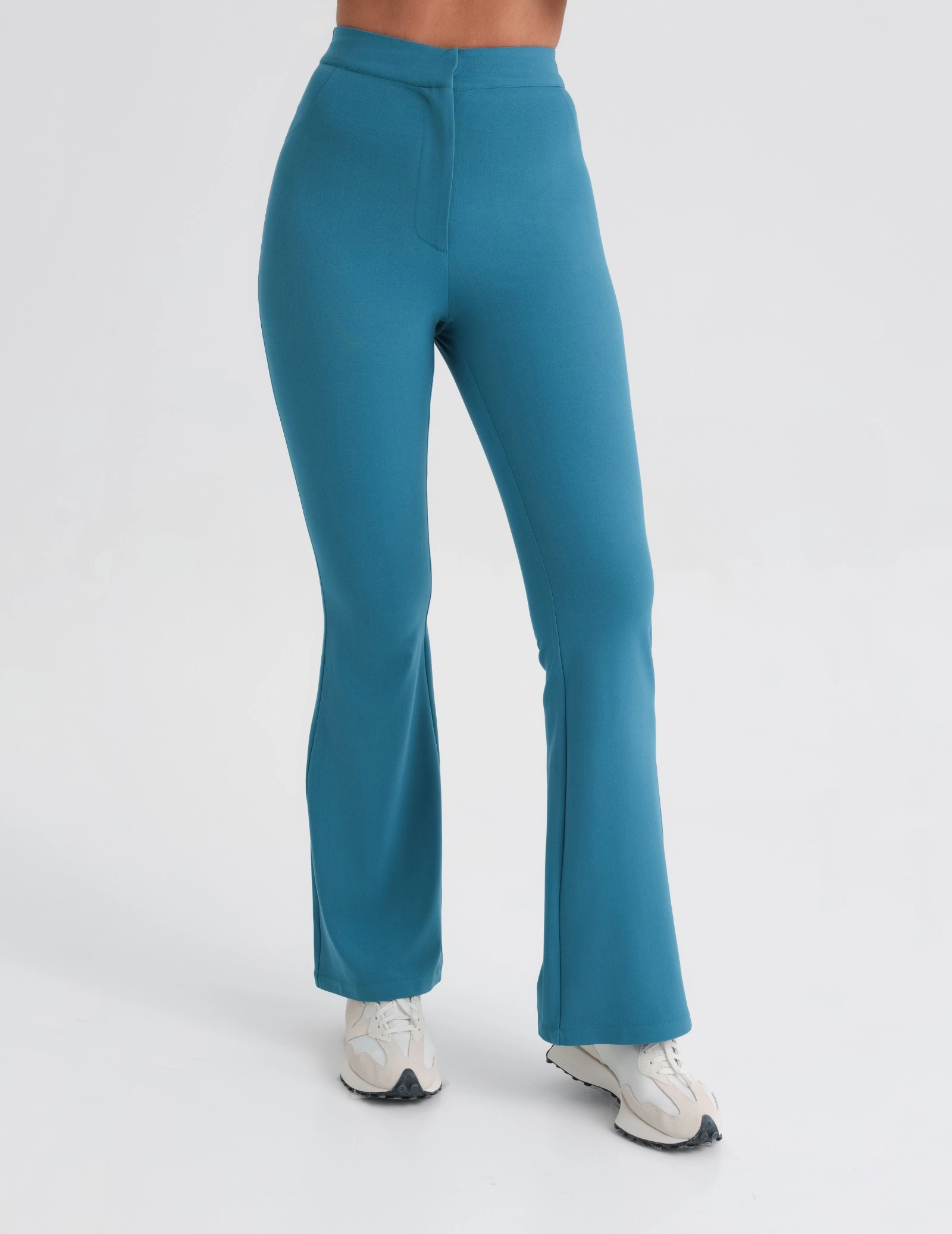 Spodnie Damskie Flare - OCEAN BLUE Spodnie Damskie Flare - OCEAN BLUE